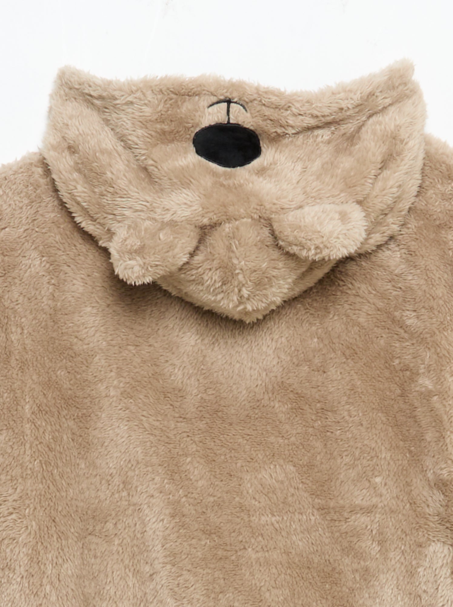 Hoodies en maille peluche - Beige