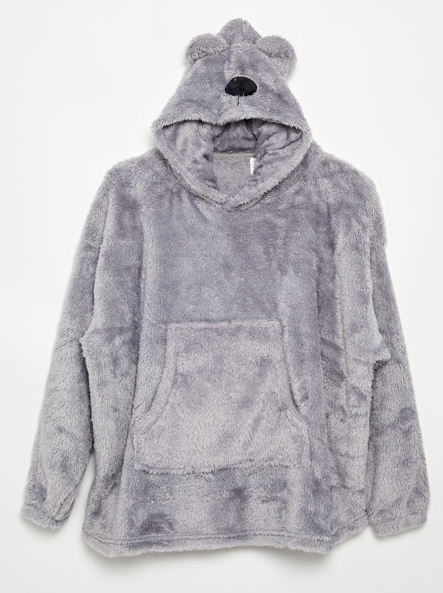 Hoodies en maille peluche - Gris (GKM51_1)