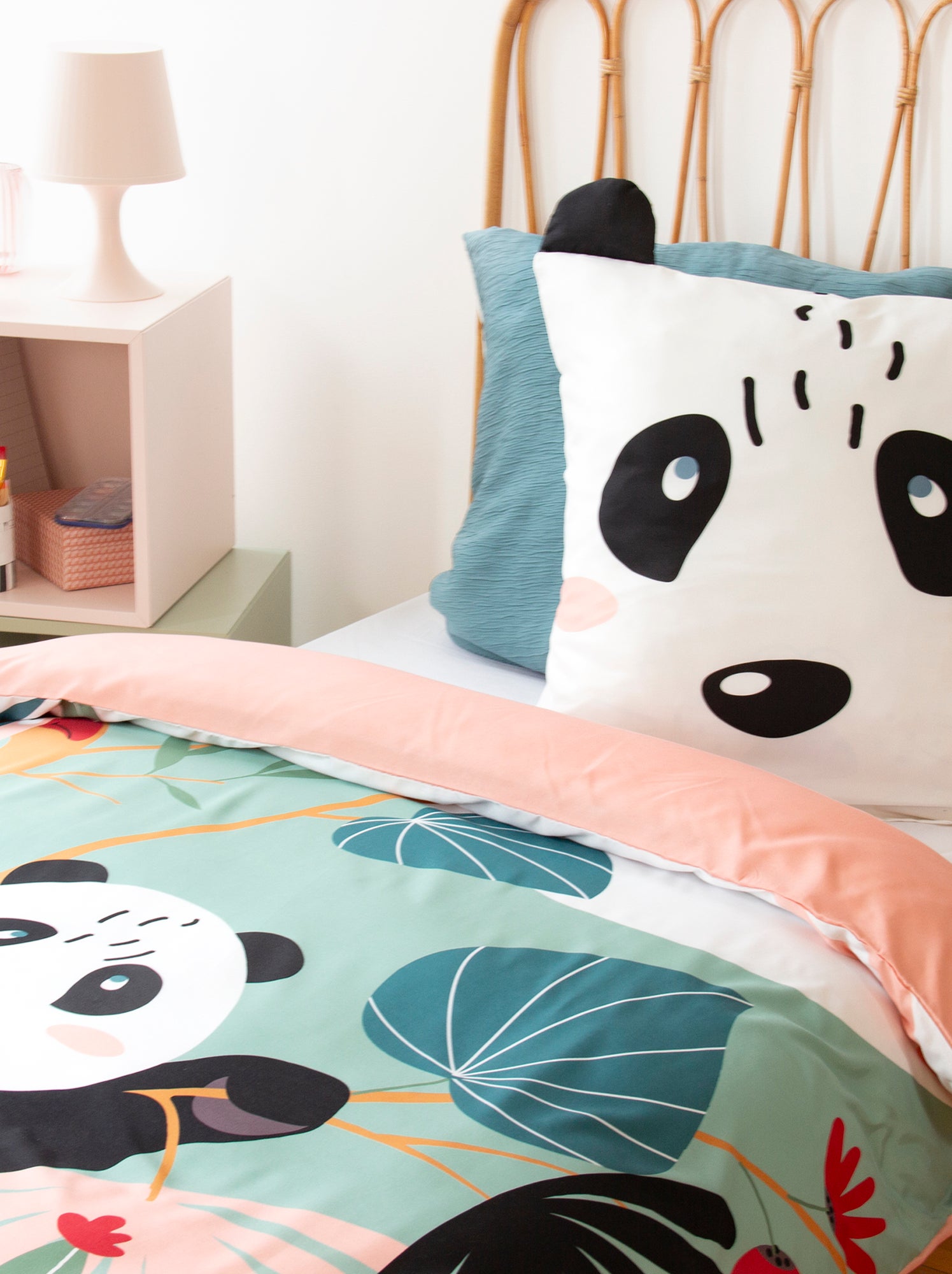 Housse de couette 1 personne (140 x 200 cm) - Vert