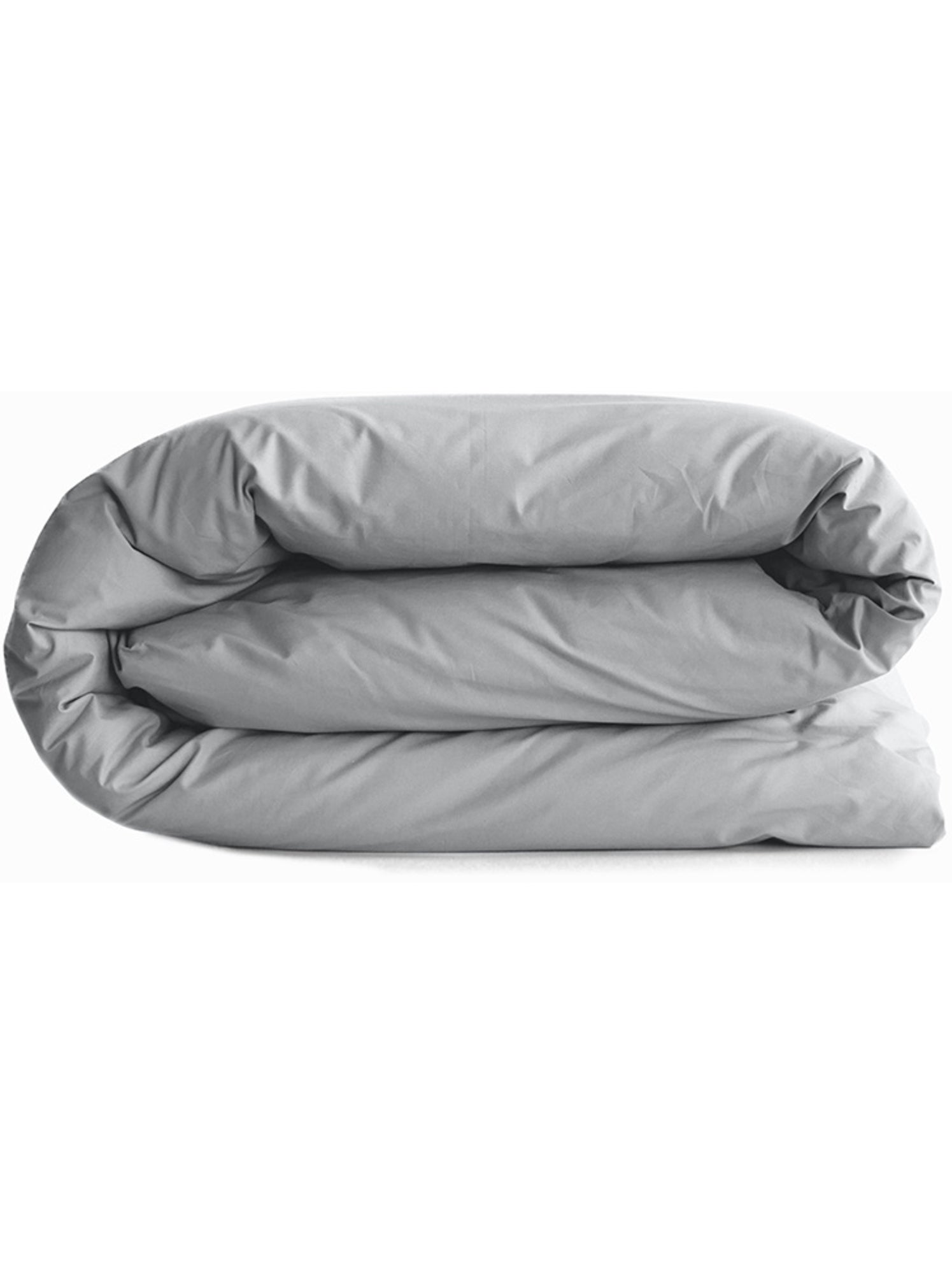 Housse de couette – 100% coton 57 fils/cm² – qualité supérieure - Gris clair