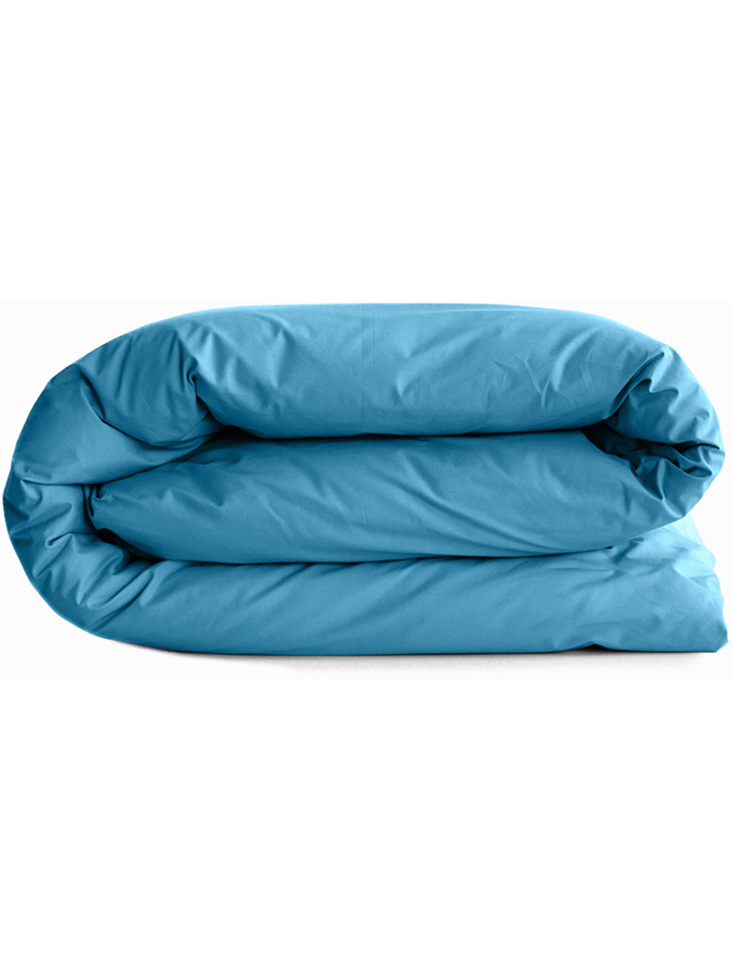 Housse de couette – 100% coton 57 fils/cm² – qualité supérieure - Turquoise
