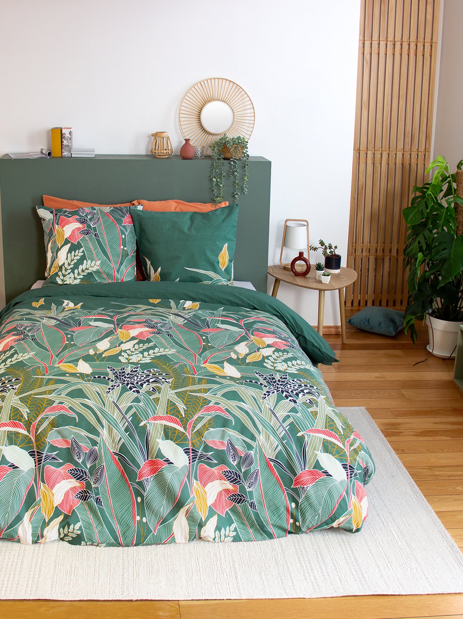 Housse de couette 2 personnes - Vert