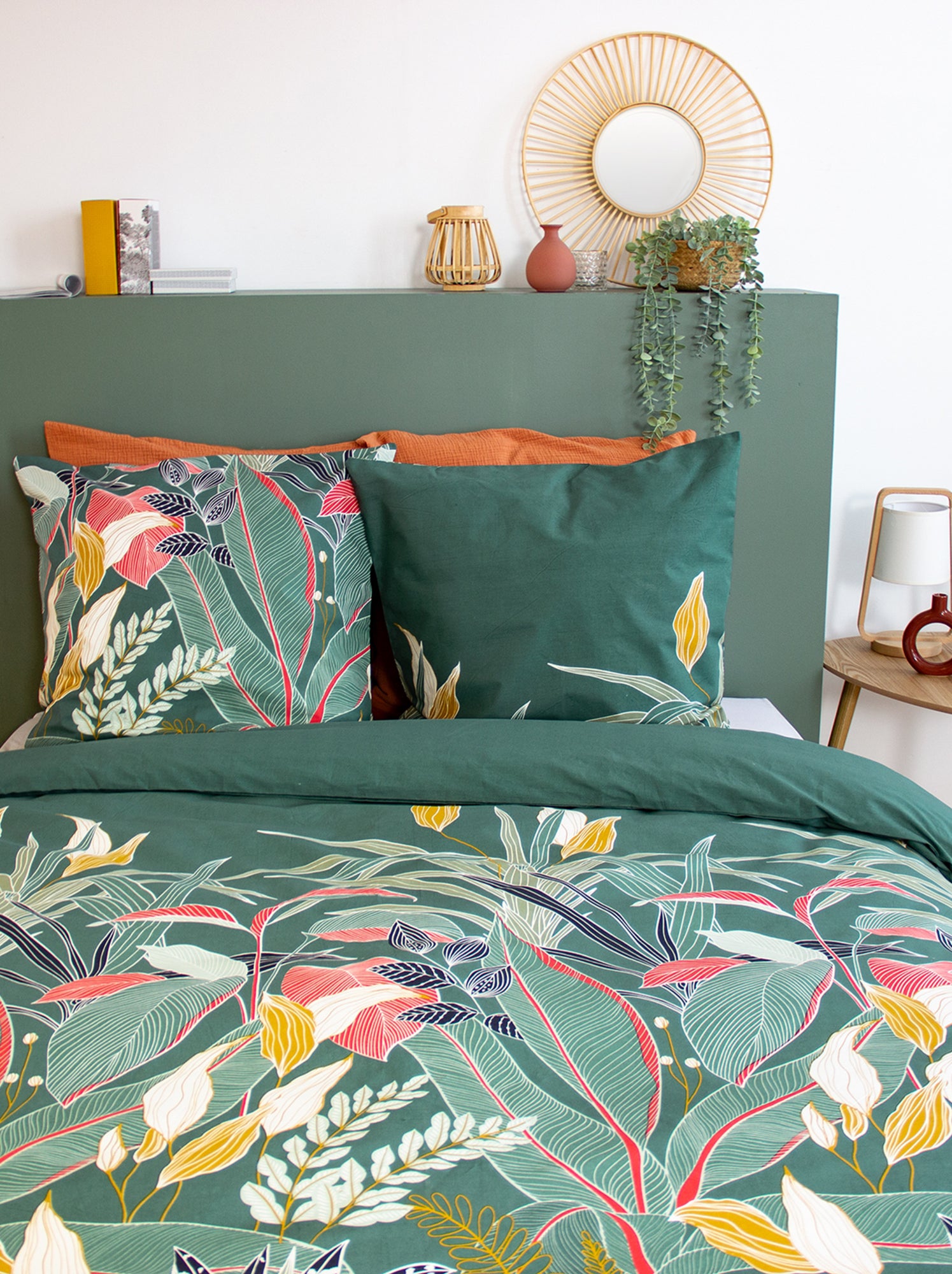 Housse de couette 2 personnes - Vert
