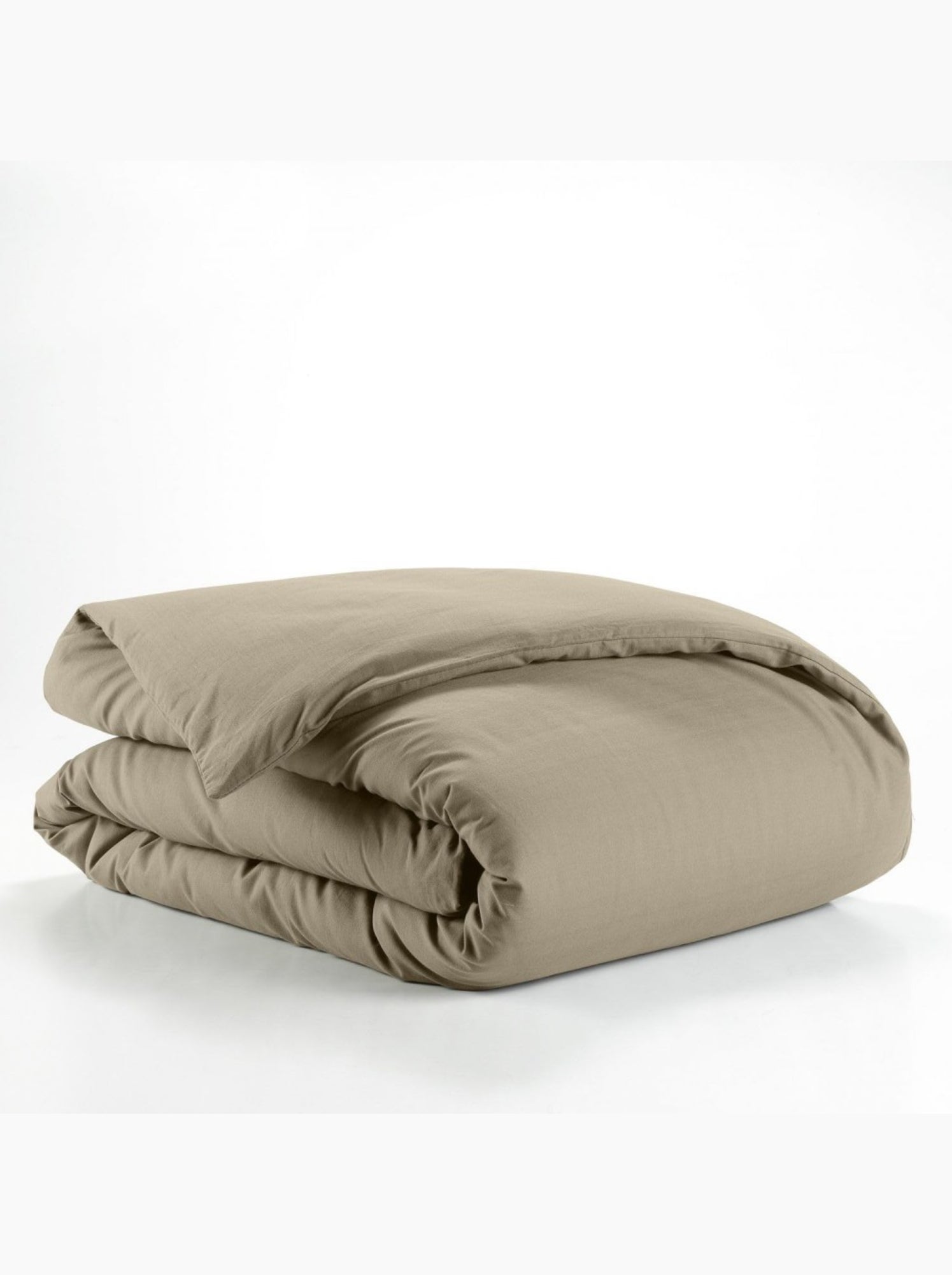 Housse de couette coton lina douceur d'intérieur - Beige sable