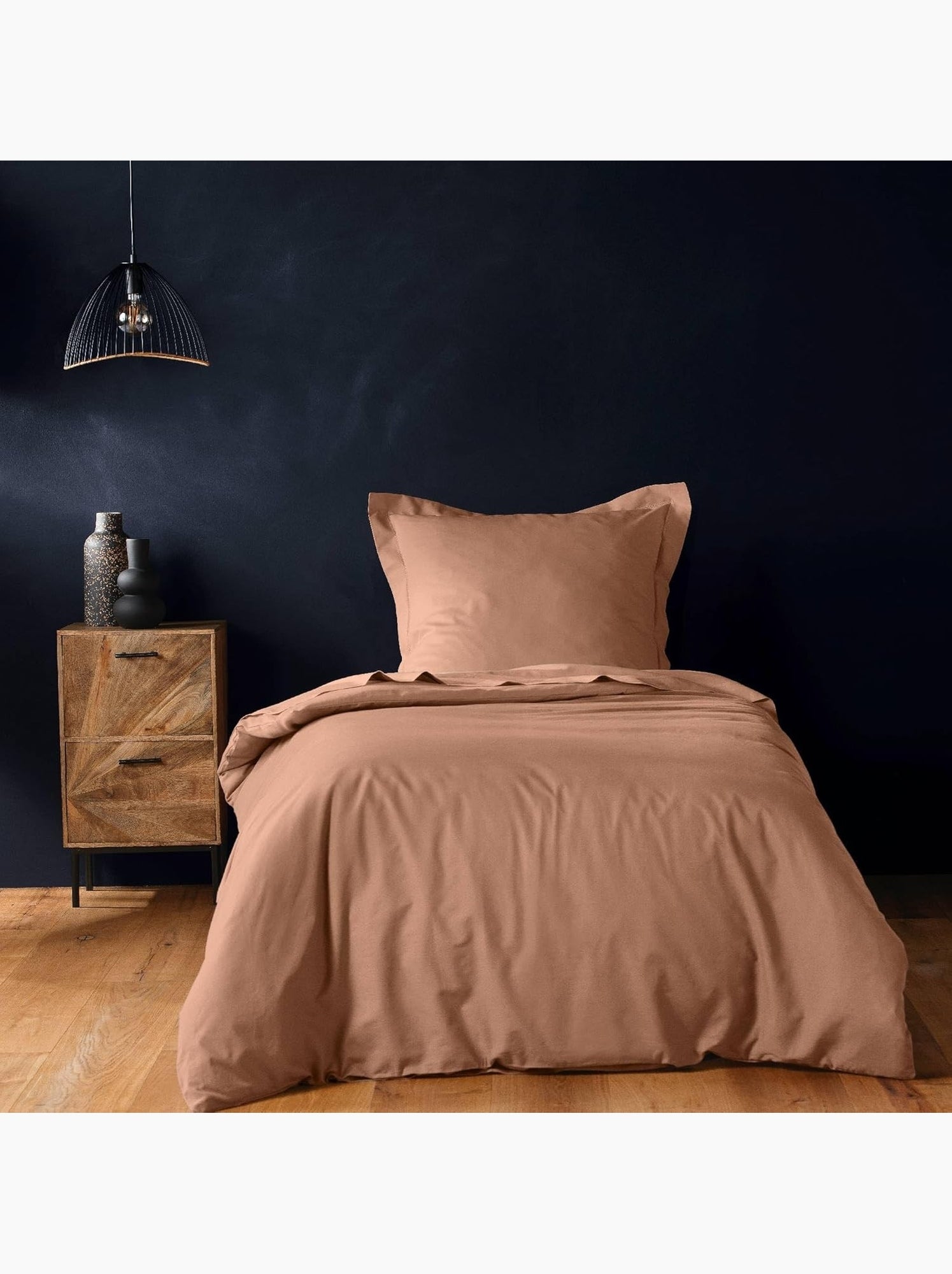Housse de couette coton lina douceur d'intérieur - Rose