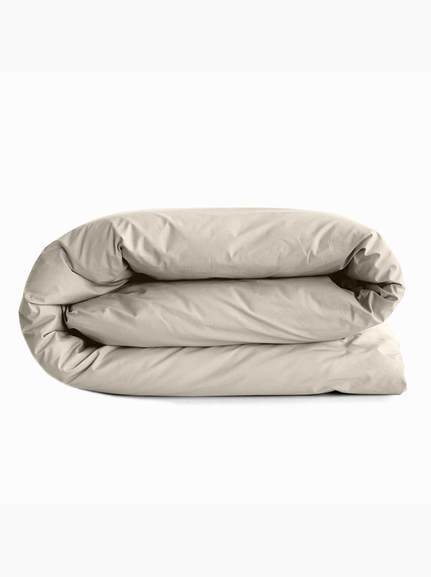 Housse de couette - Coton Pur - 100 % Coton 57 Fils/cm² - Beige sable