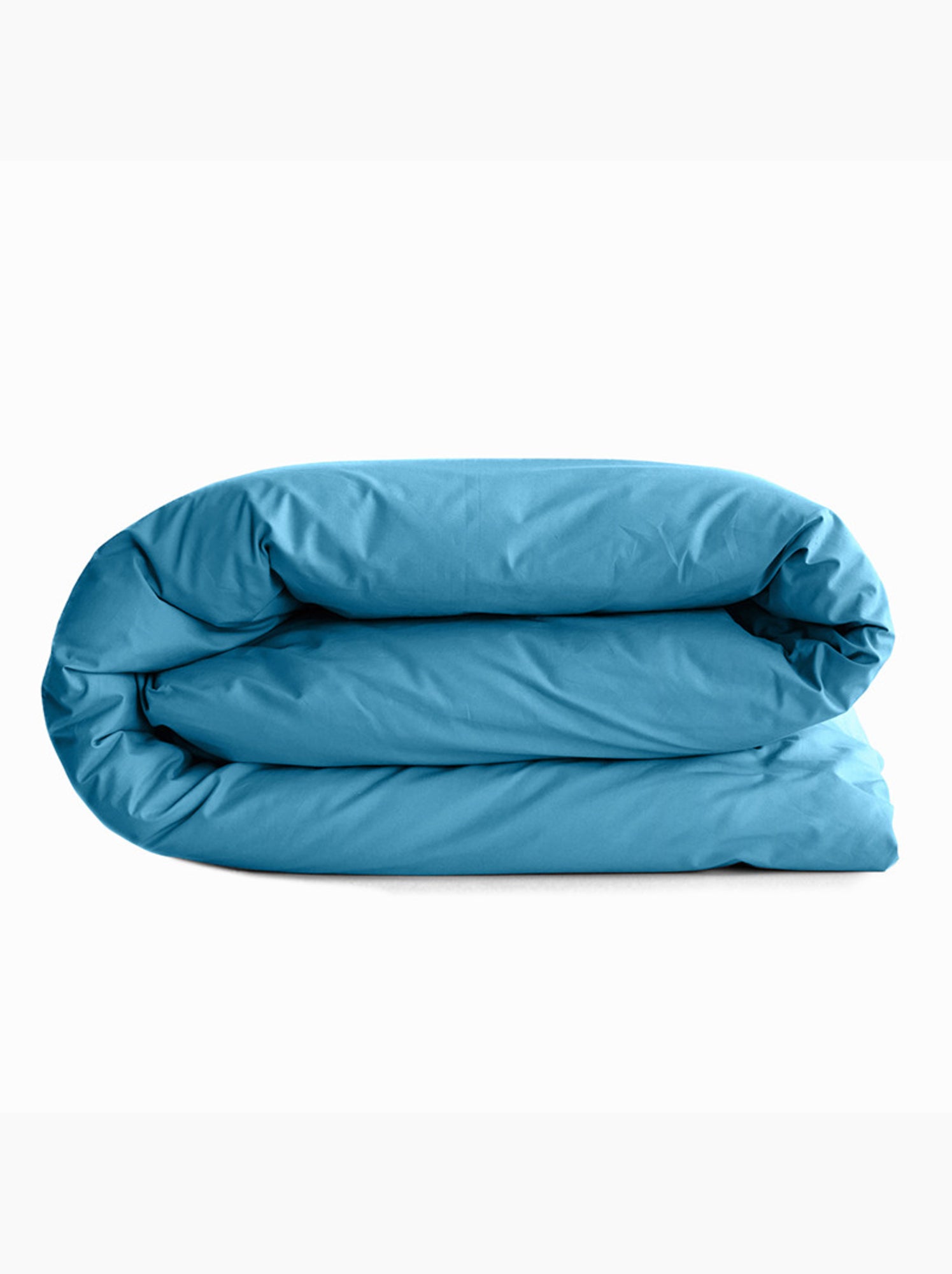 Housse de couette - Coton Pur - 100 % Coton 57 Fils/cm² - Bleu turquoise