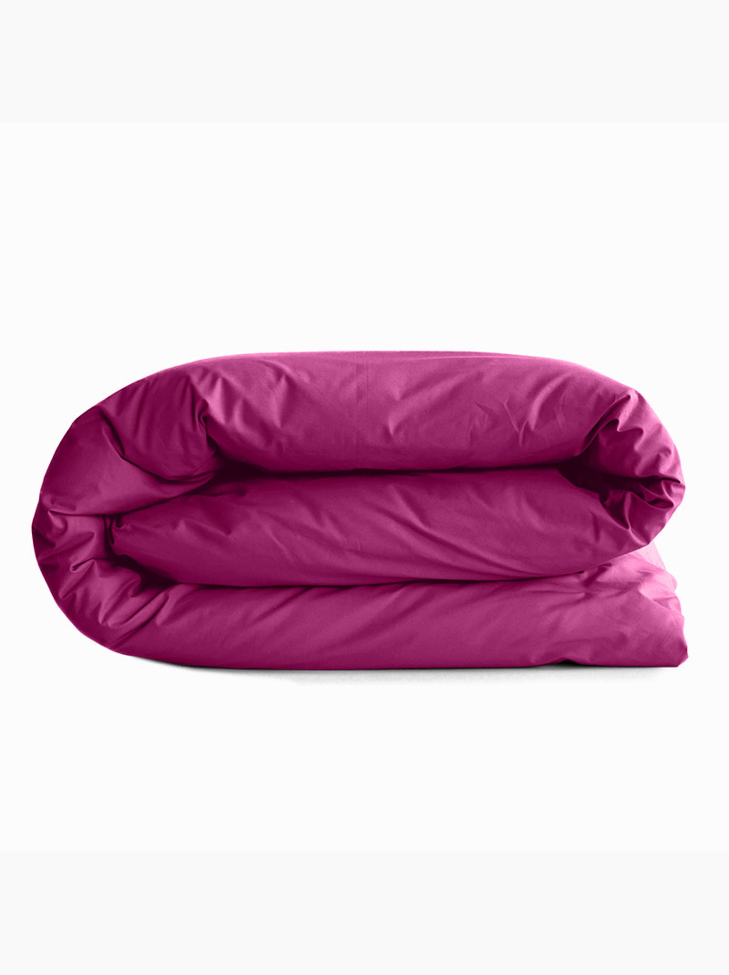 Housse de couette - Coton Pur - 100 % Coton 57 Fils/cm² - Magenta