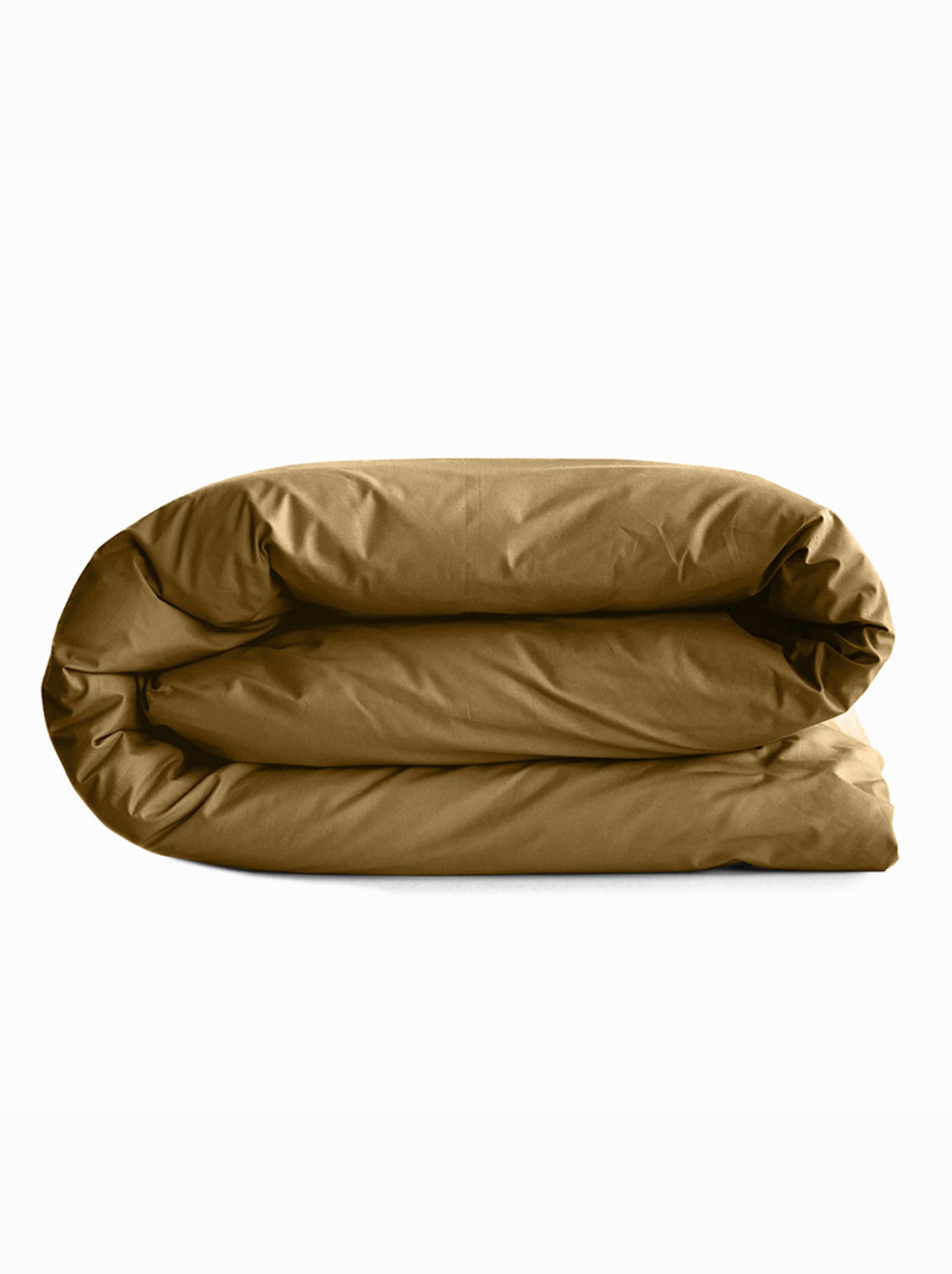 Housse de couette - Coton Pur - 100 % Coton 57 Fils/cm² - Marron caramel