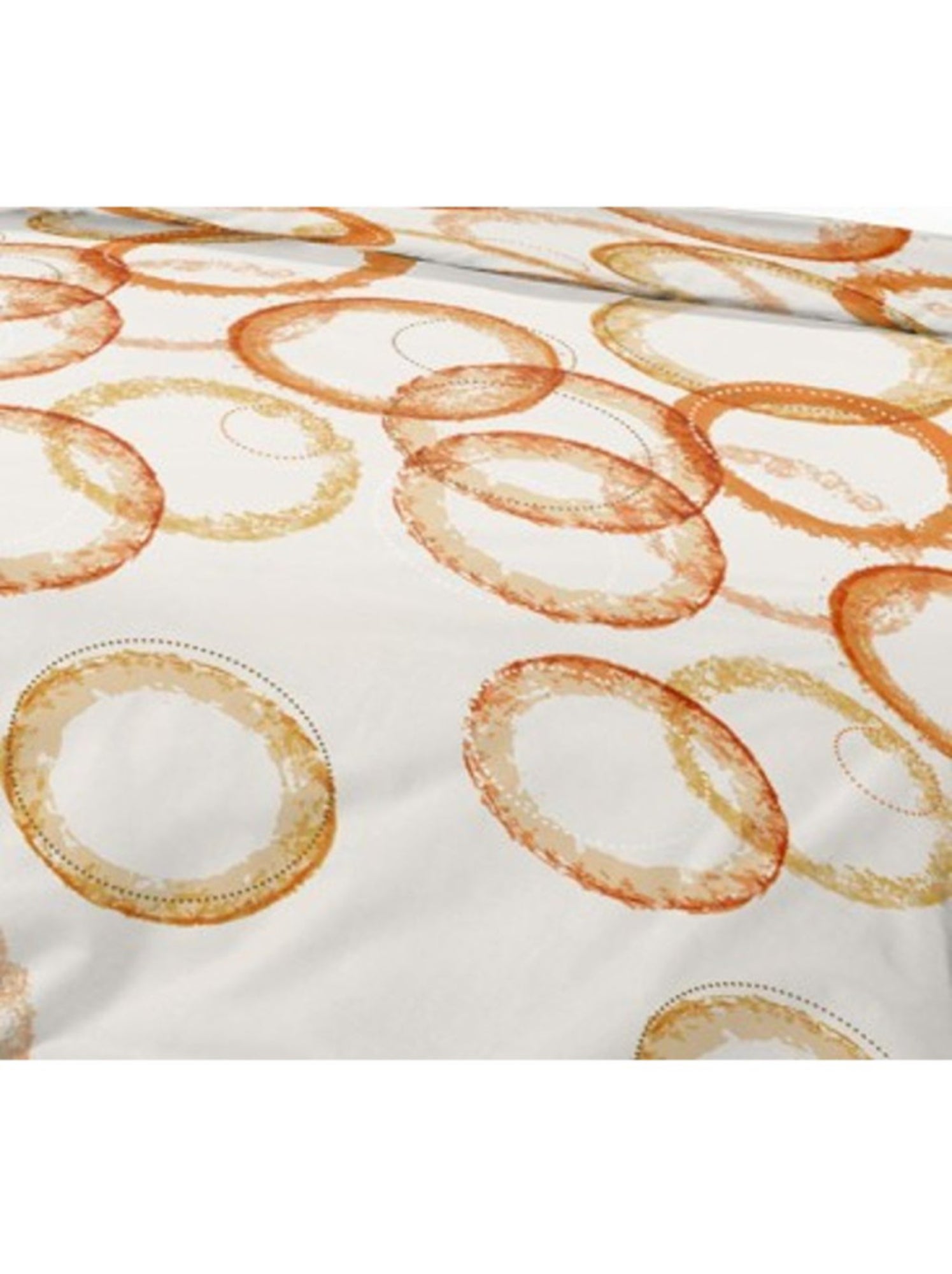Housse de couette - Coton Pur - 100% Polyester - Orange