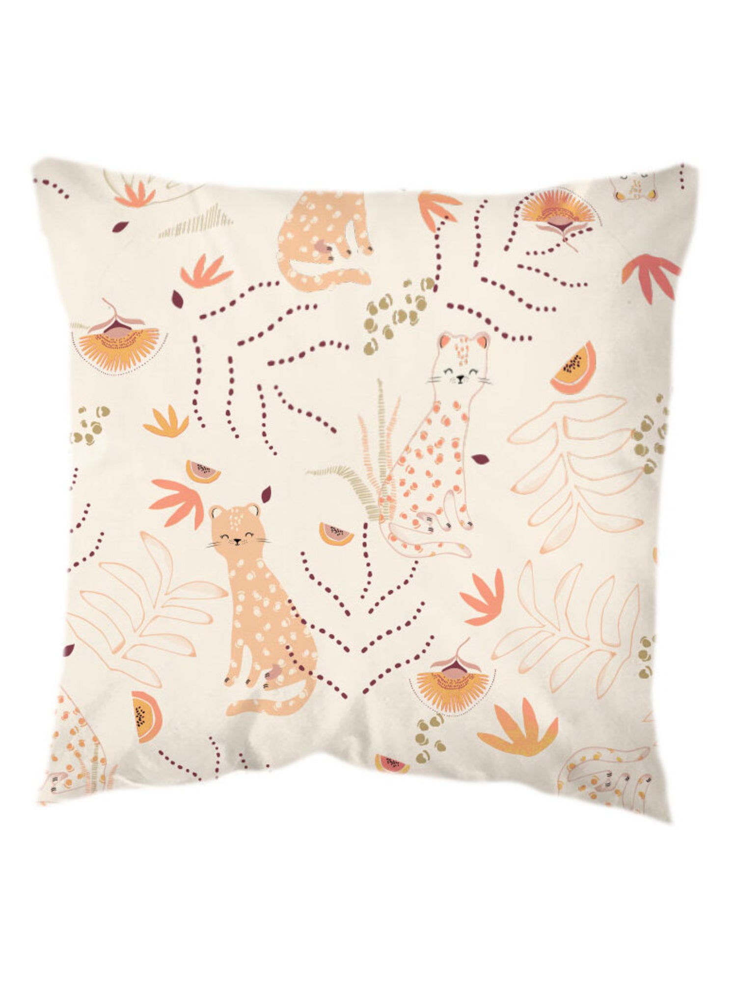 Housse de couette enfant + taie d'oreiller tchatcha - Peche