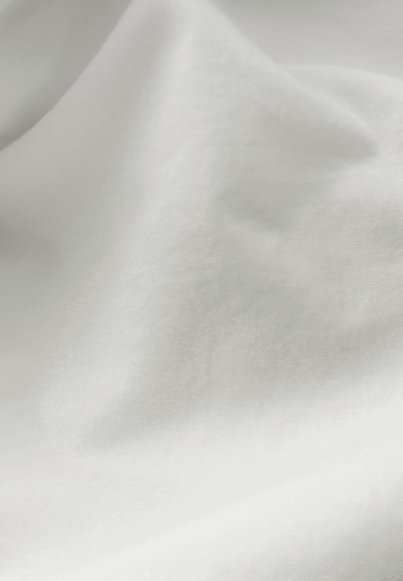 Housse de couette unie en coton, COTON LAVÉ - Blanc