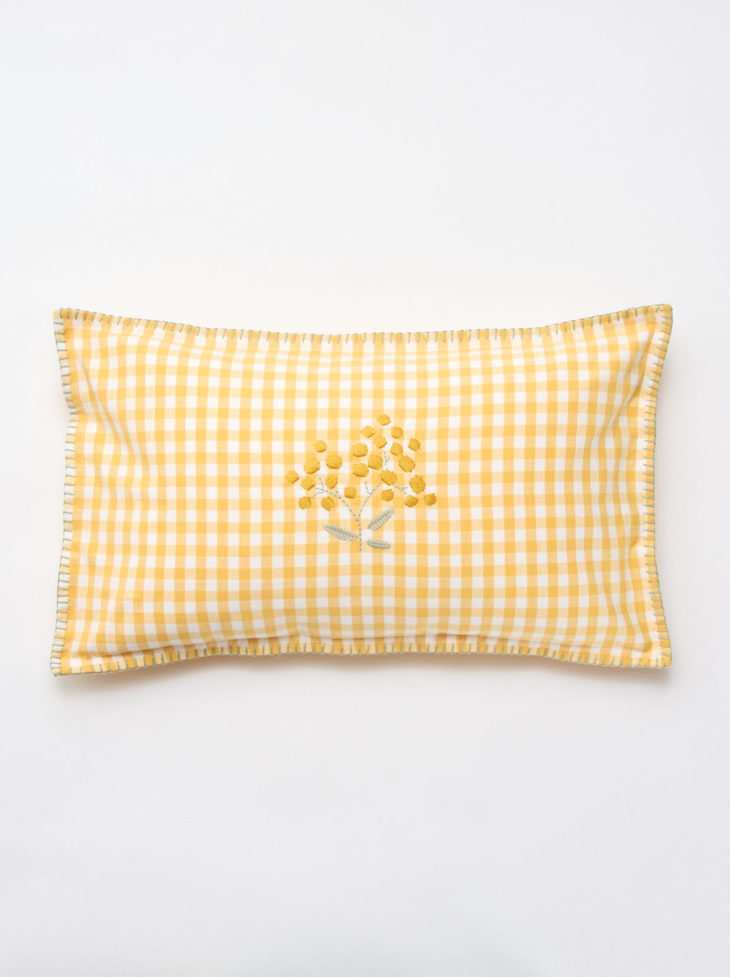 Housse de coussin brodée - KIABI Home - Jaune