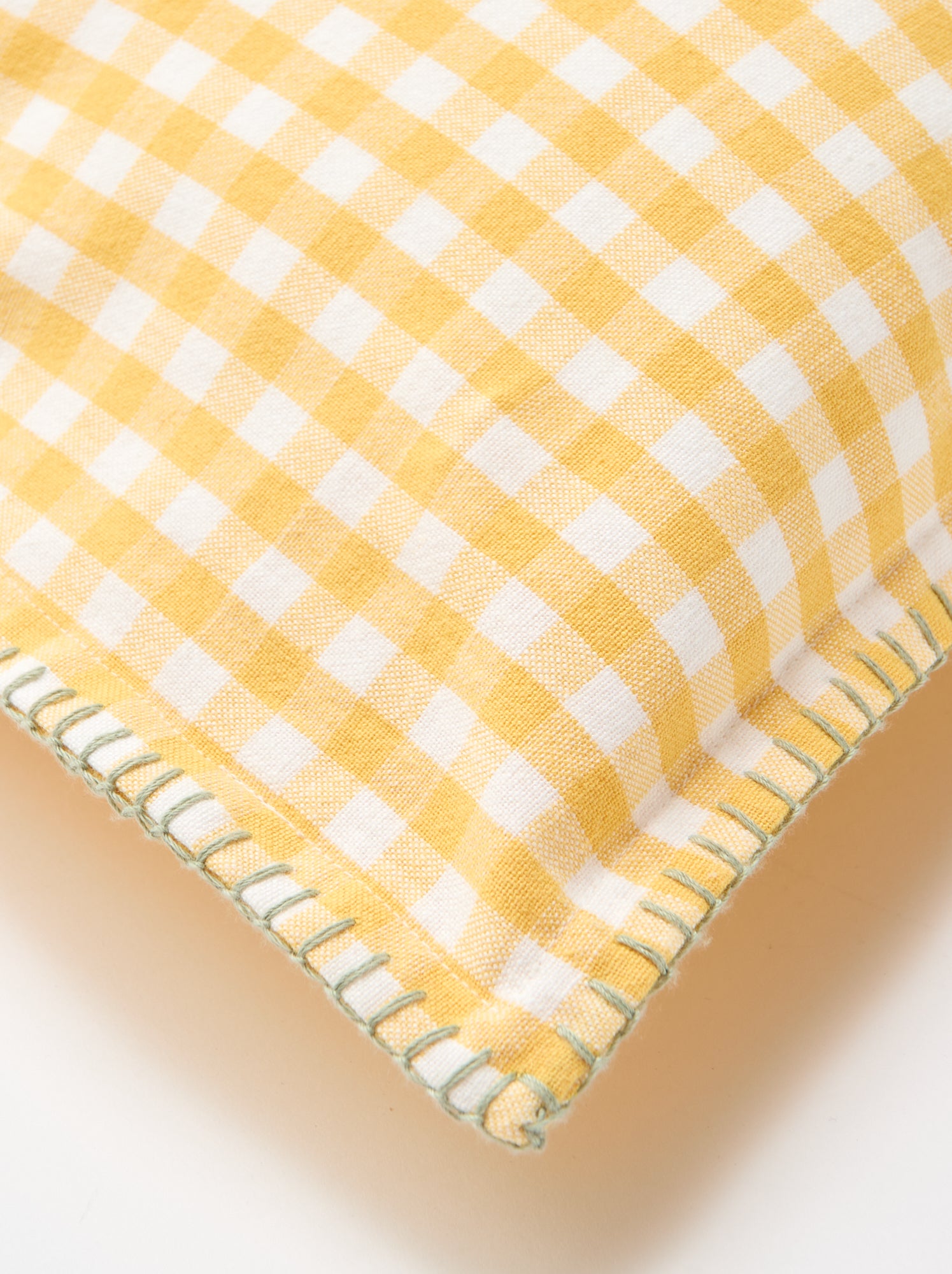 Housse de coussin brodée - KIABI Home - Jaune