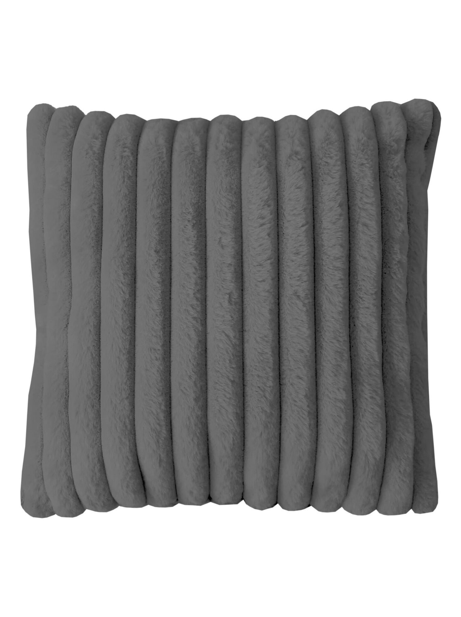 Housse de coussin flanelle 60x60 cm HIMALAYA, par Soleil d'ocre - Gris