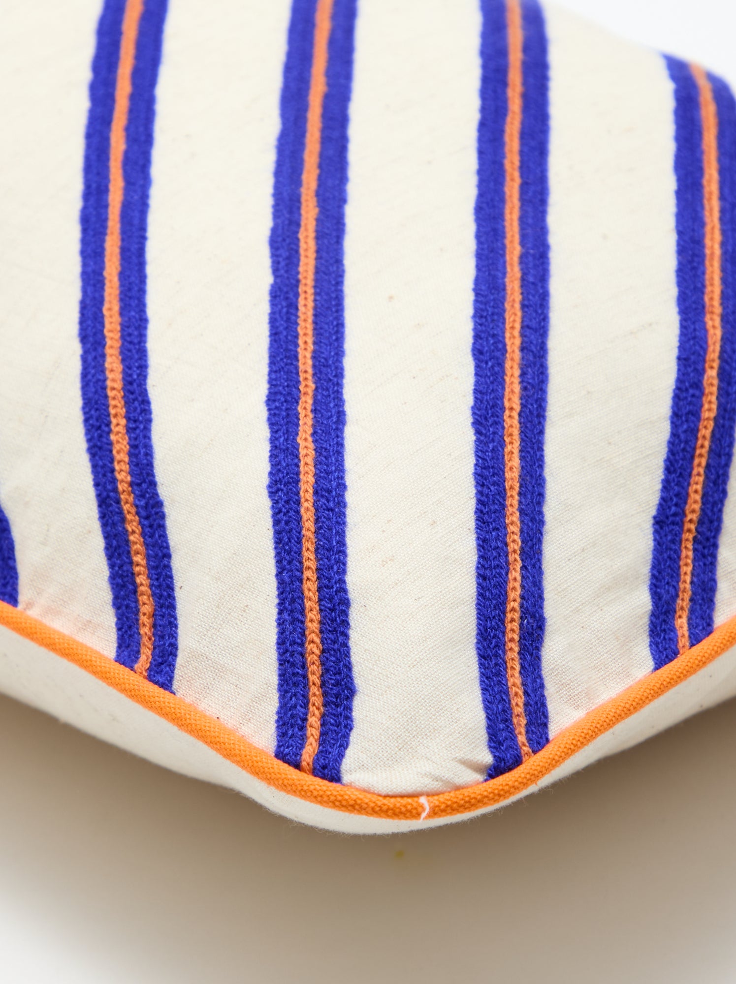 Housse de coussin rayé (30x50 cm) - Kiabi Home - Bleu