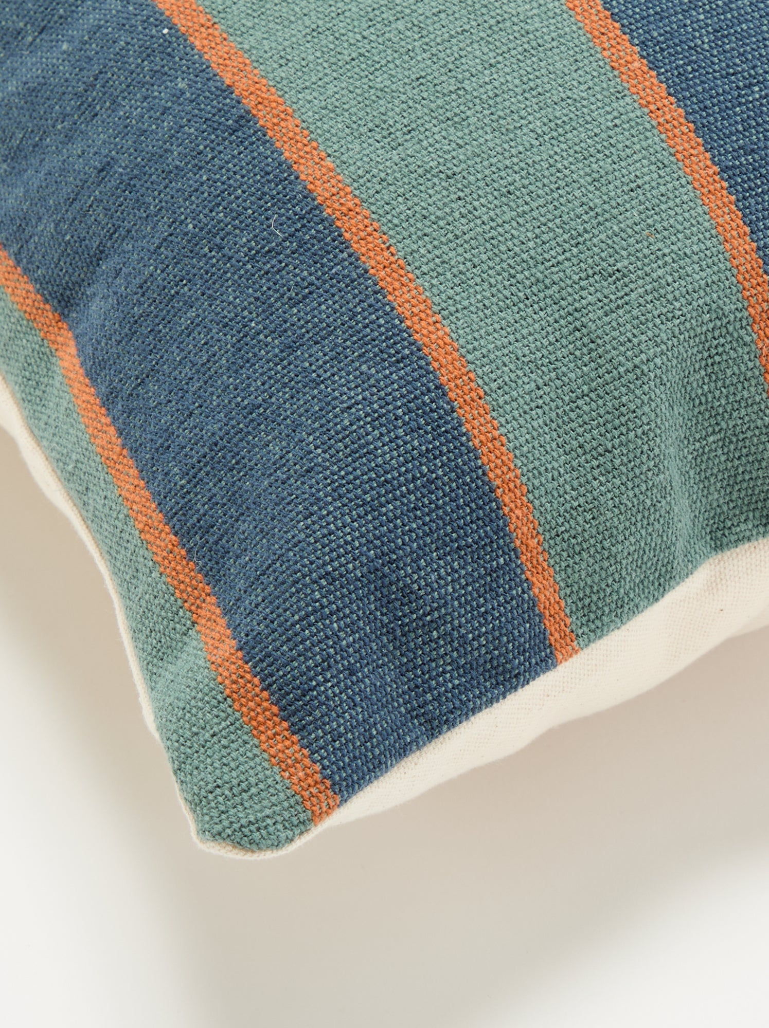 Housse de coussin rayée - Kiabi Home - Vert
