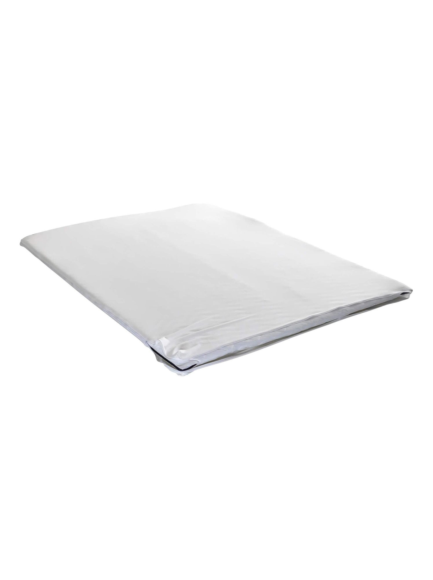 Housse surmatelas coton jersey extensible - terre de nuit - Blanc