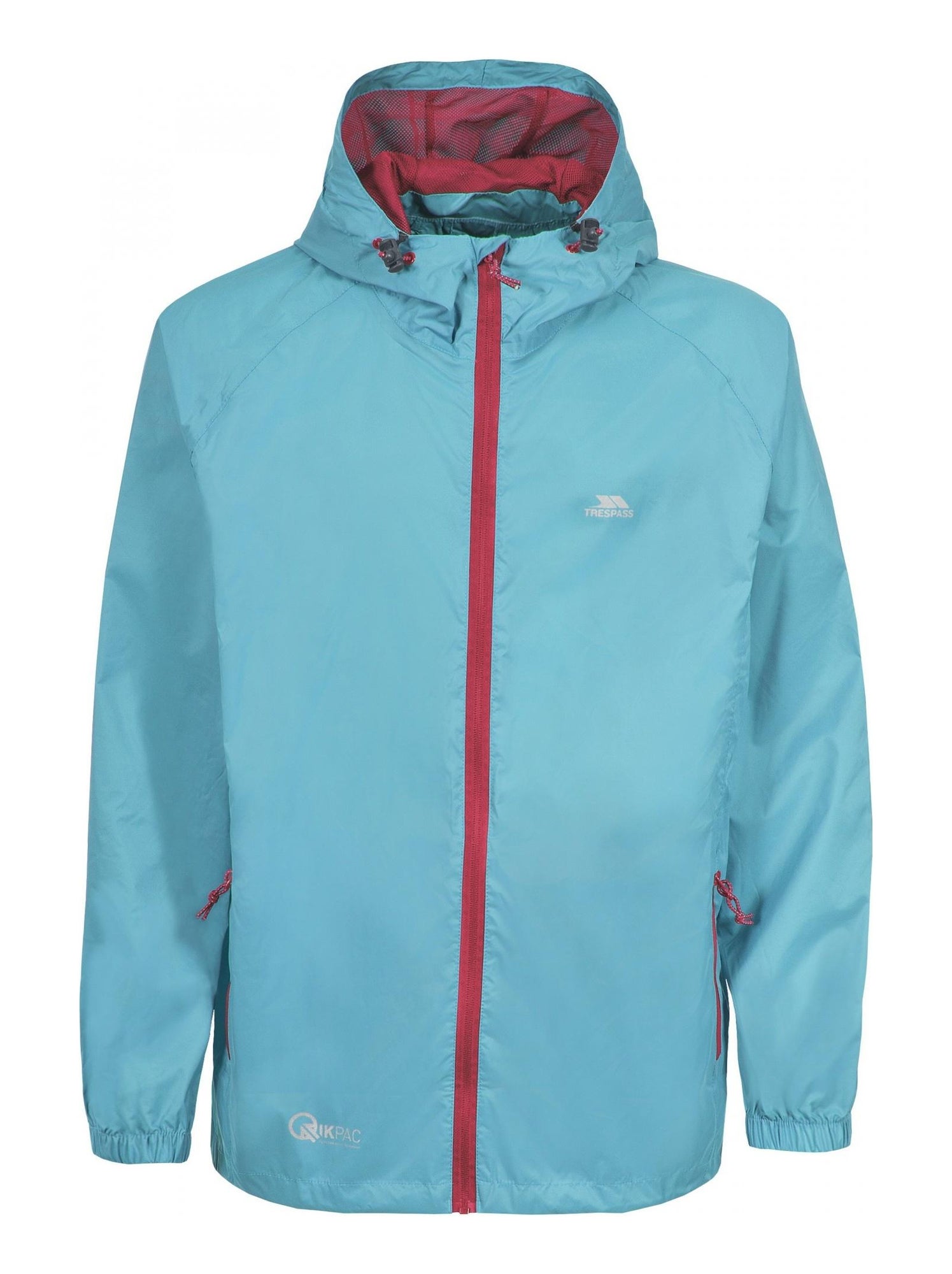Intrusion Qikpac - Veste imperméable repliable unisexe - Bleu canard