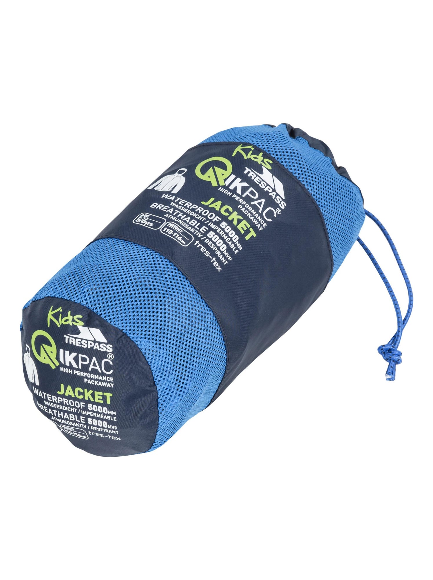 Intrusion Qikpac - Veste imperméable repliable unisexe - Bleu marine