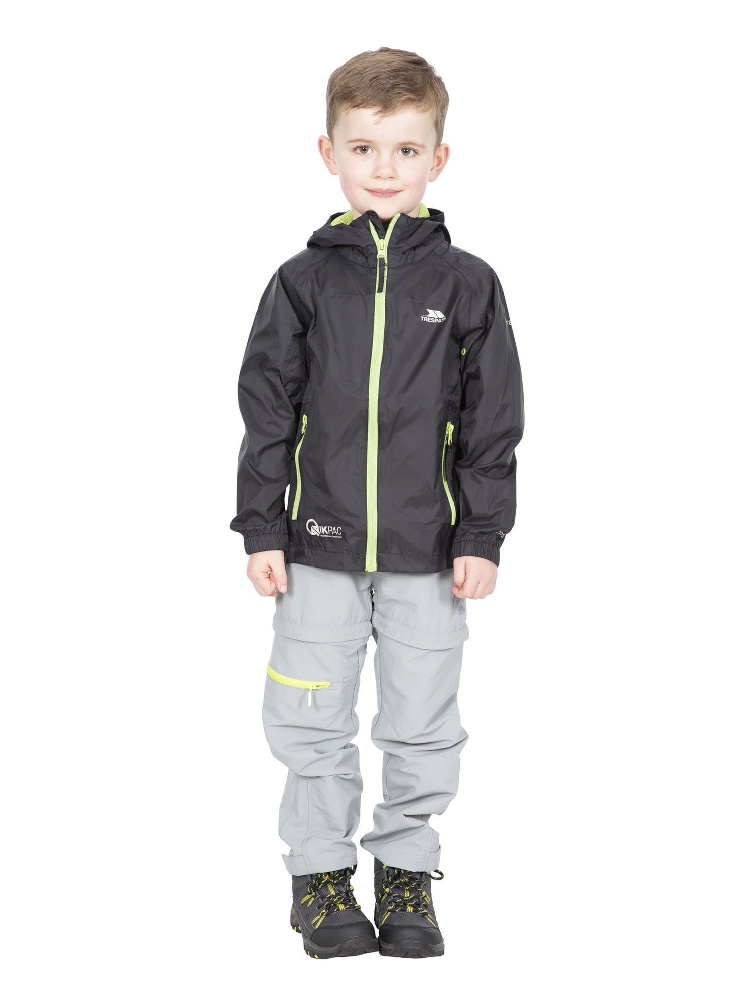 Intrusion Qikpac - Veste imperméable repliable unisexe - Noir