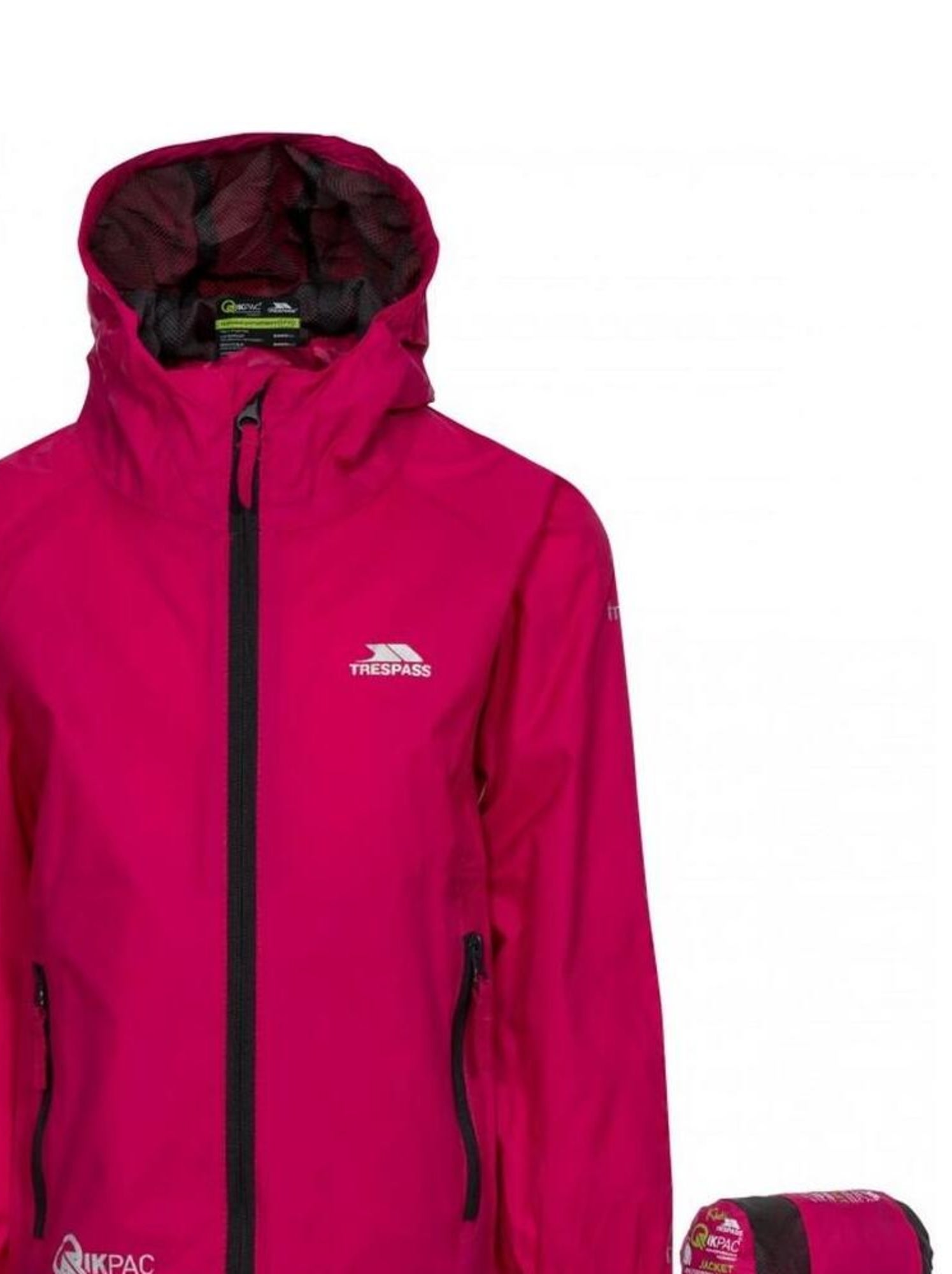 Intrusion Qikpac - Veste imperméable repliable unisexe - Rose