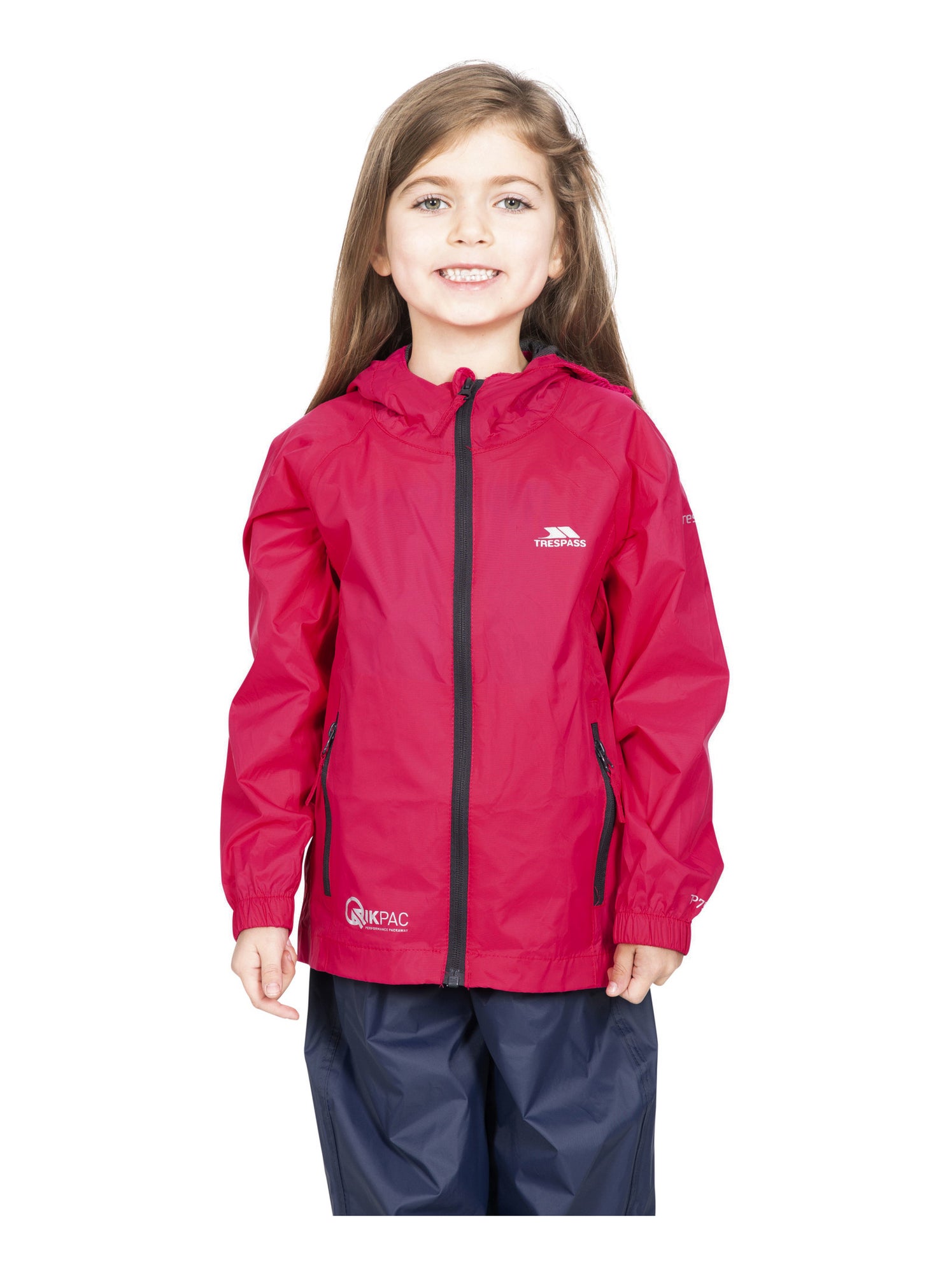 Intrusion Qikpac - Veste imperméable repliable unisexe - Rose