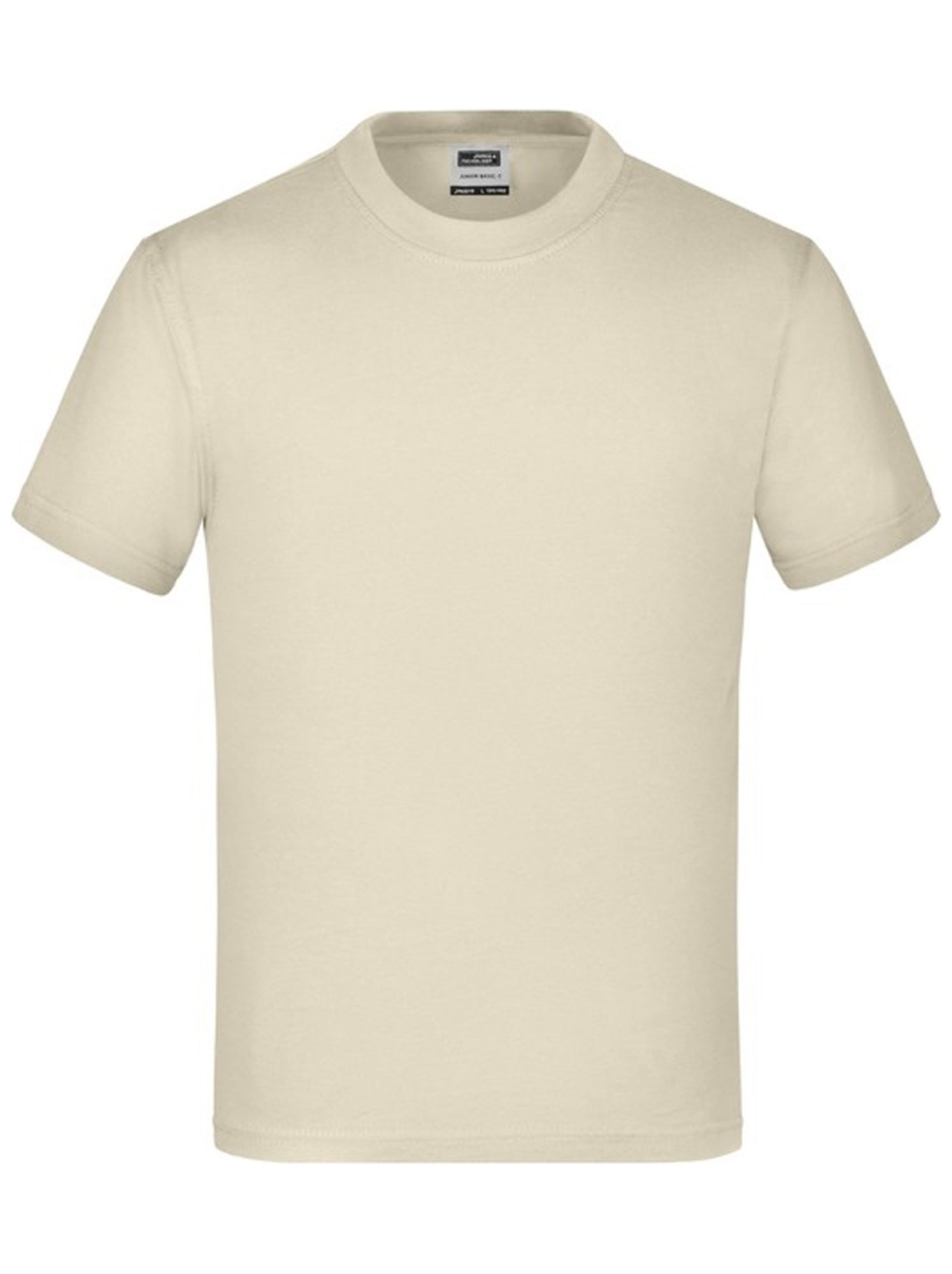 James and Nicholson - T-shirt BASIC - Beige gris