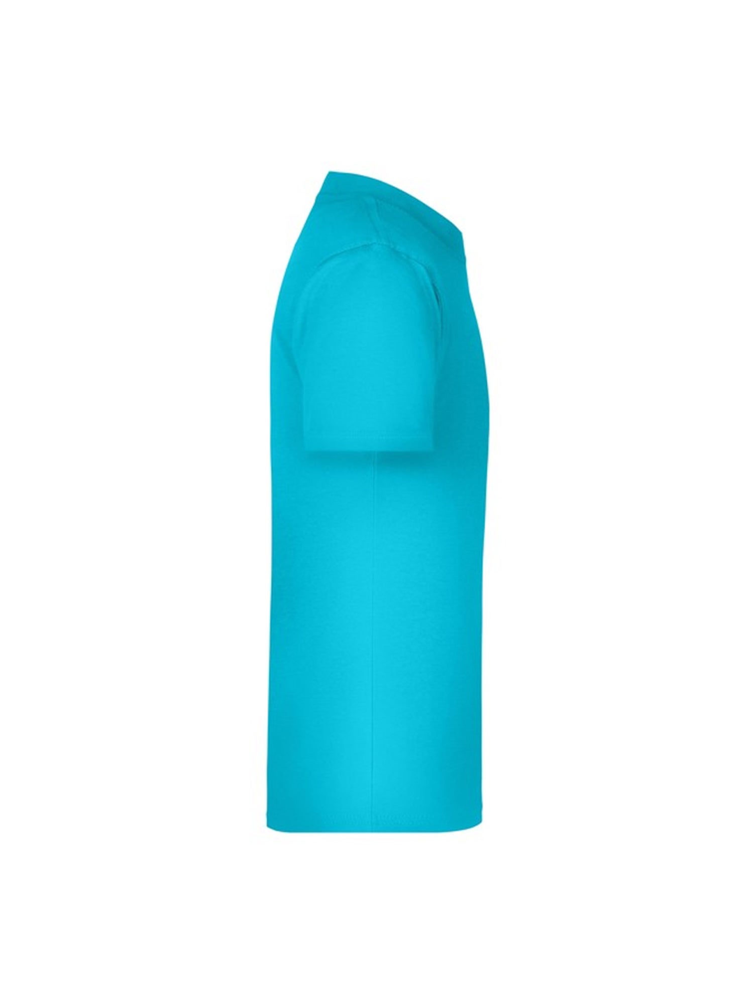 James and Nicholson - T-shirt BASIC - Bleu marine/Turquoise