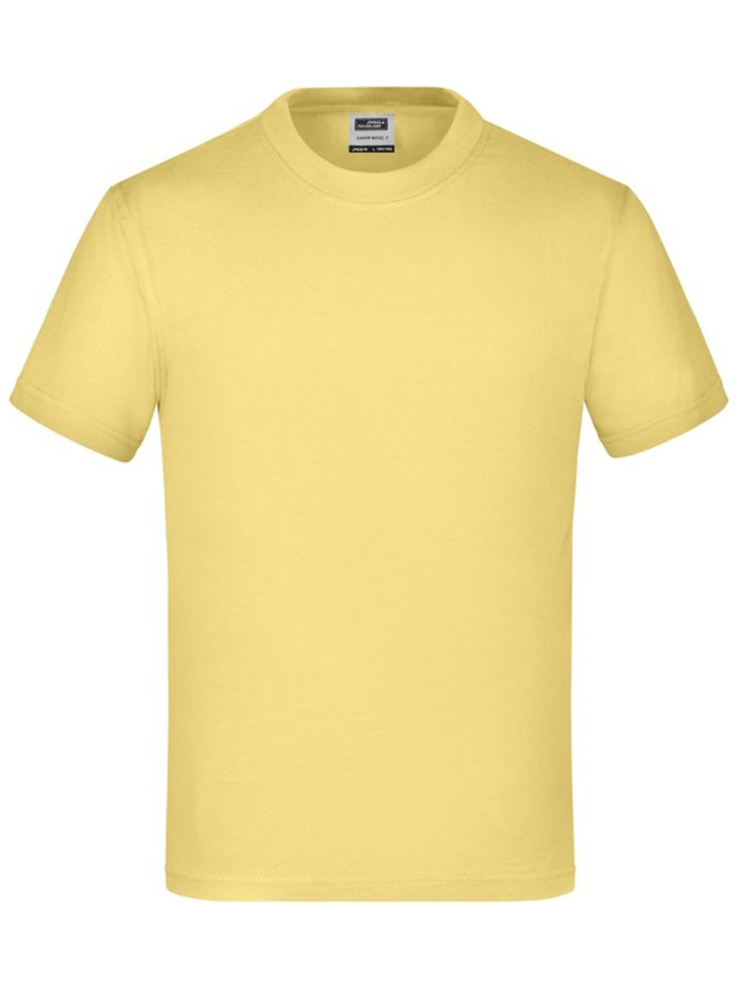 James and Nicholson - T-shirt BASIC - Jaune pâle