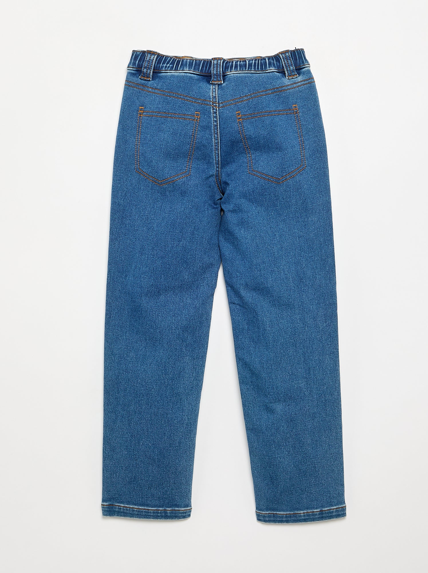 Jean avec ceinture ajustable - collection facile à enfiler - Bleu