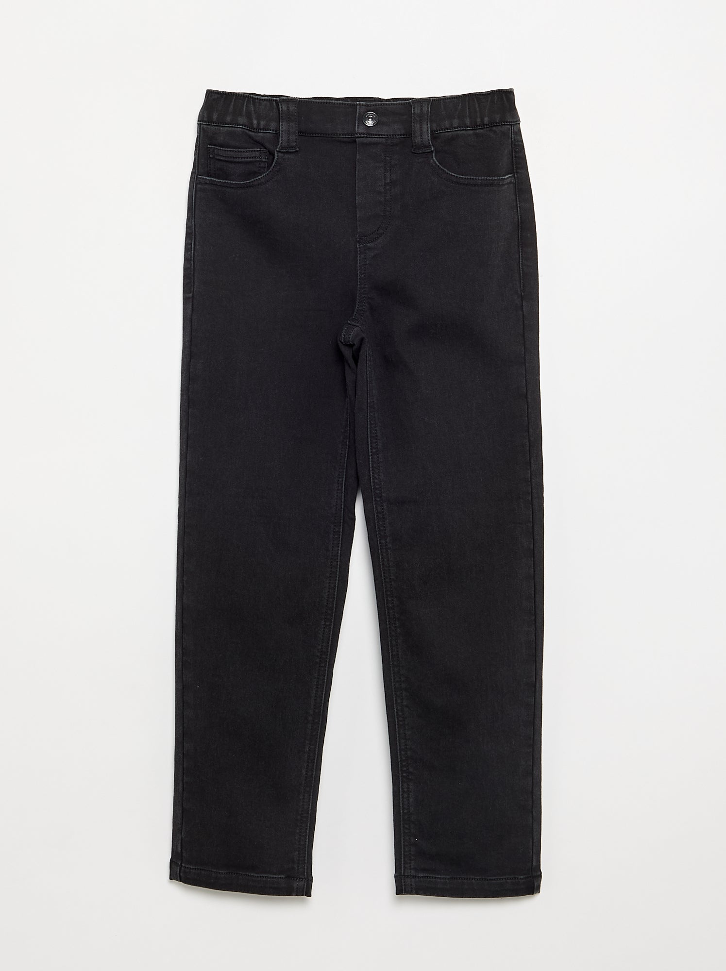 Jean avec ceinture ajustable - collection facile à enfiler - Gris
