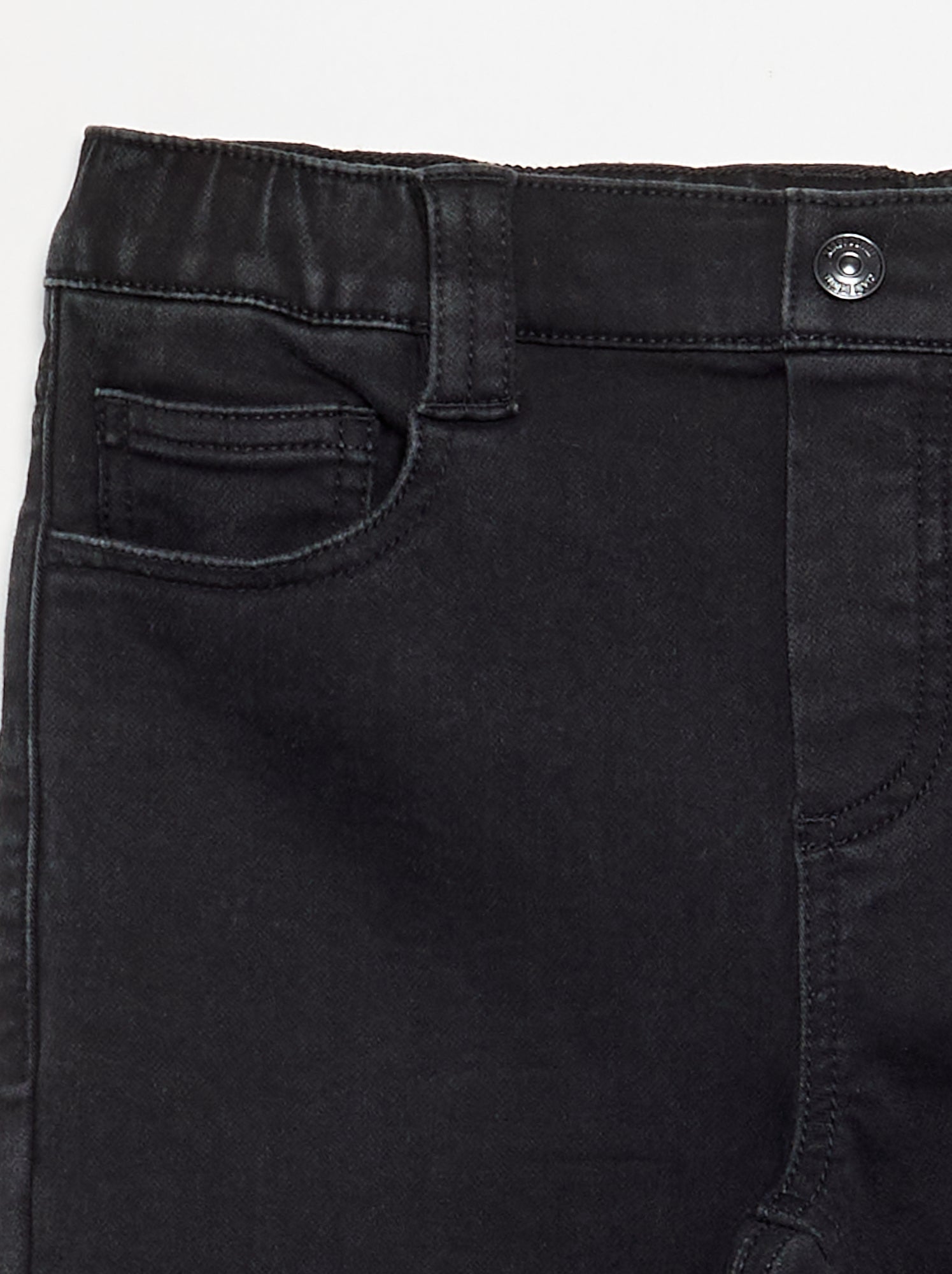 Jean avec ceinture ajustable - collection facile à enfiler - Gris