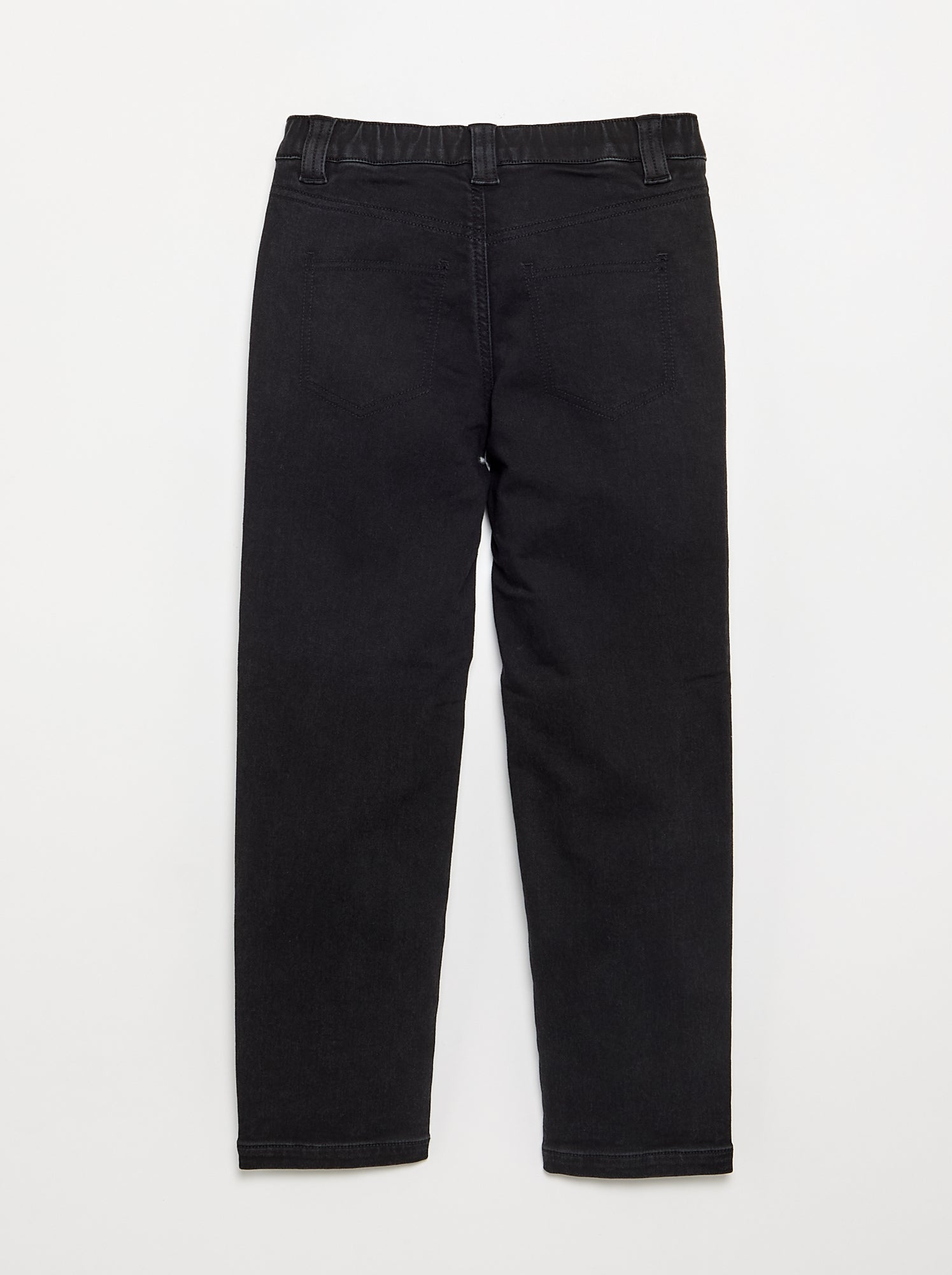 Jean avec ceinture ajustable - collection facile à enfiler - Gris