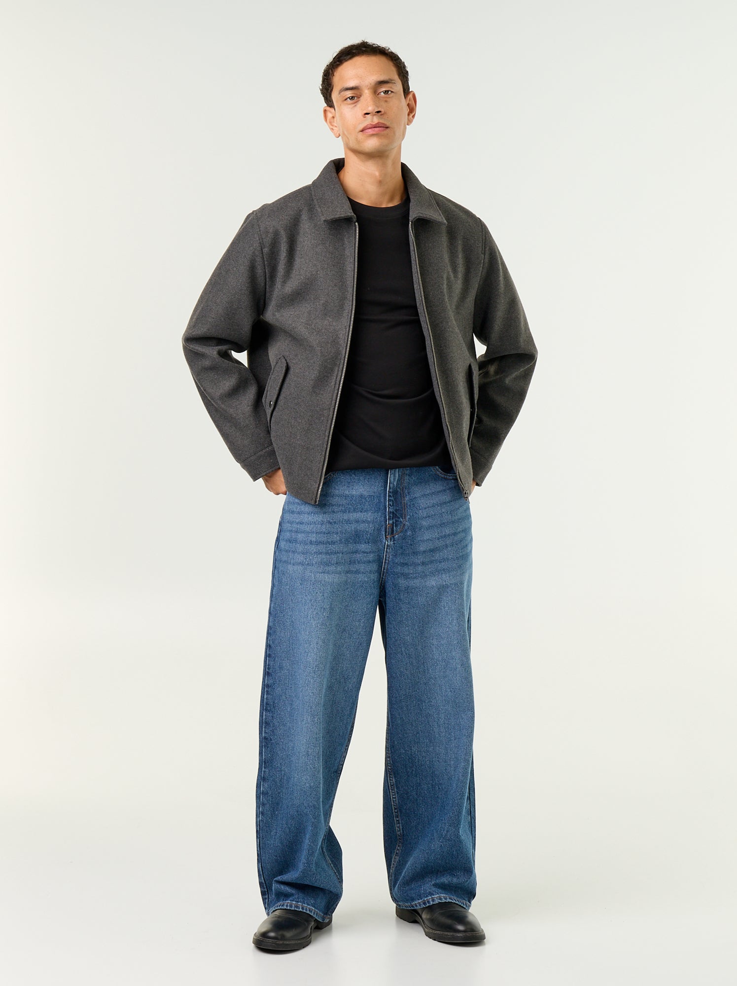 Jean baggy / coupe large - Bleu (FXC73_4)