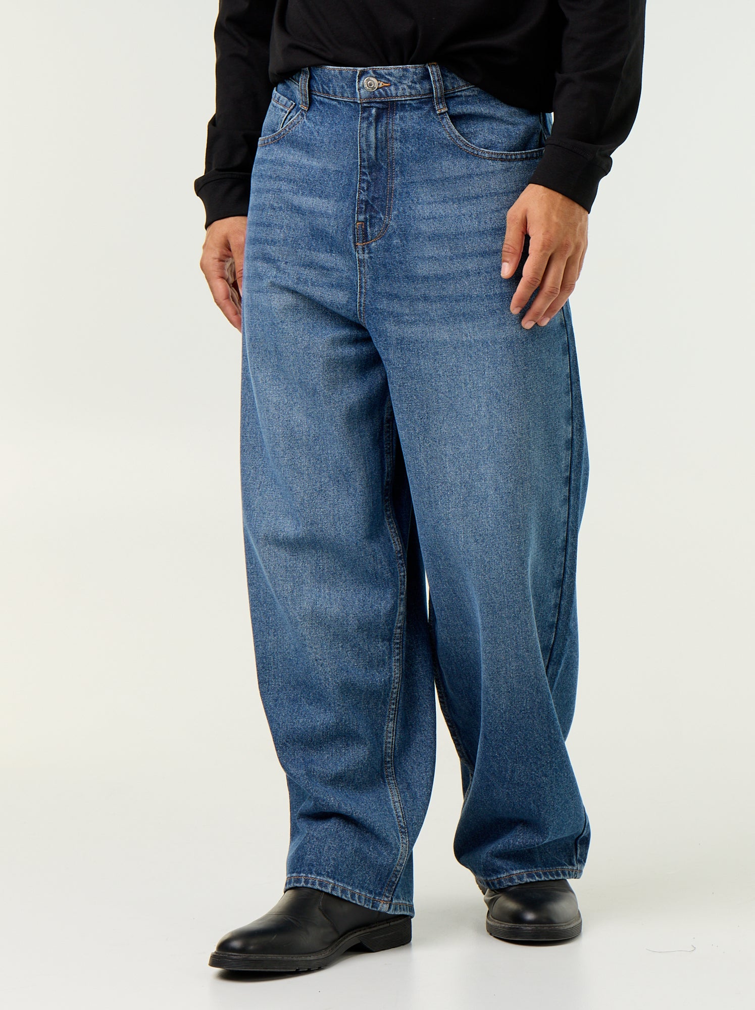 Jean baggy / coupe large - Bleu (FXC73_4)
