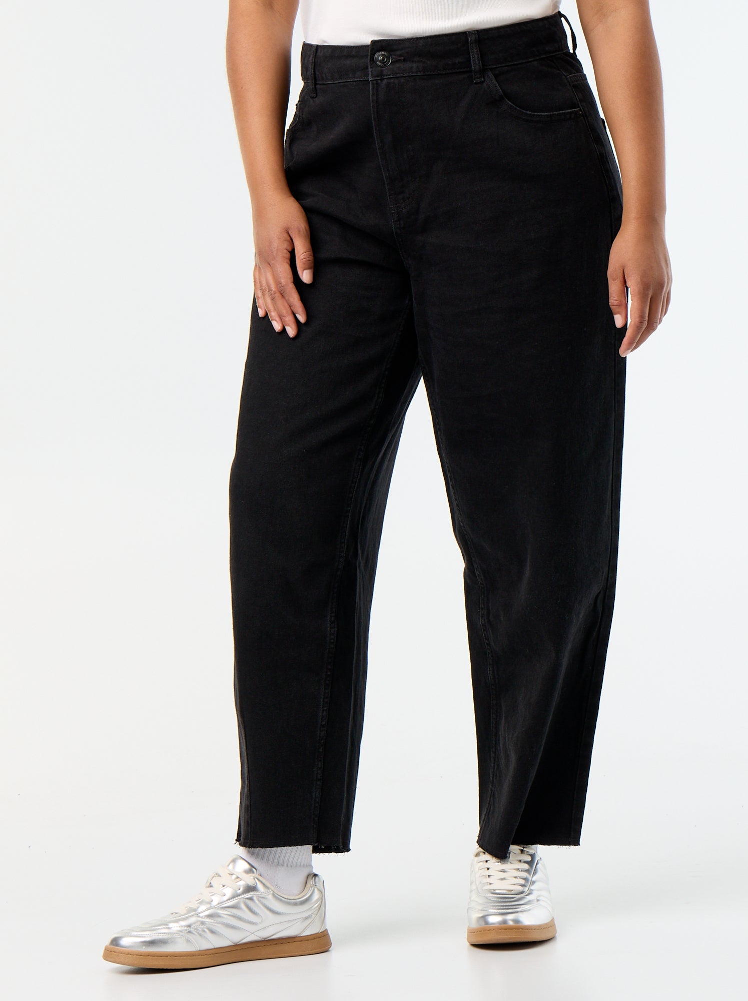 Jean barrel à 5 poches - Gris (GJL09_2)