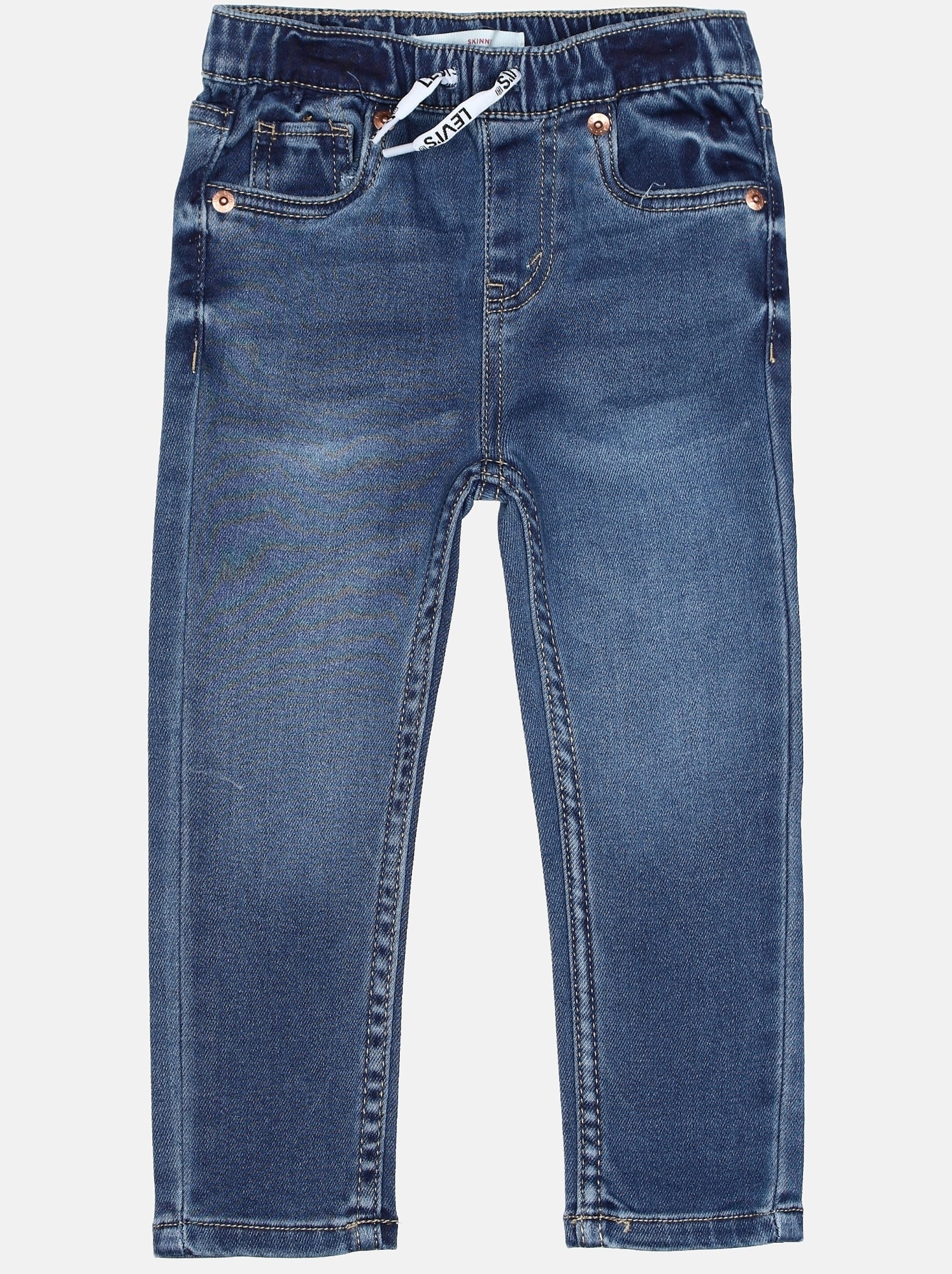 Jean Bébé taille élastique - Levi's Kids - Bleu denim
