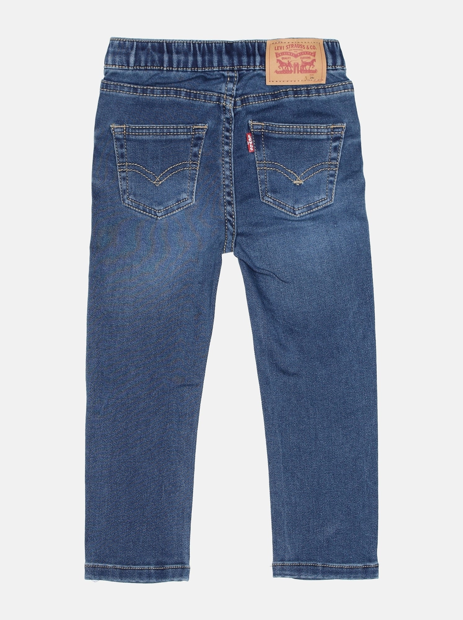 Jean Bébé taille élastique - Levi's Kids - Bleu denim