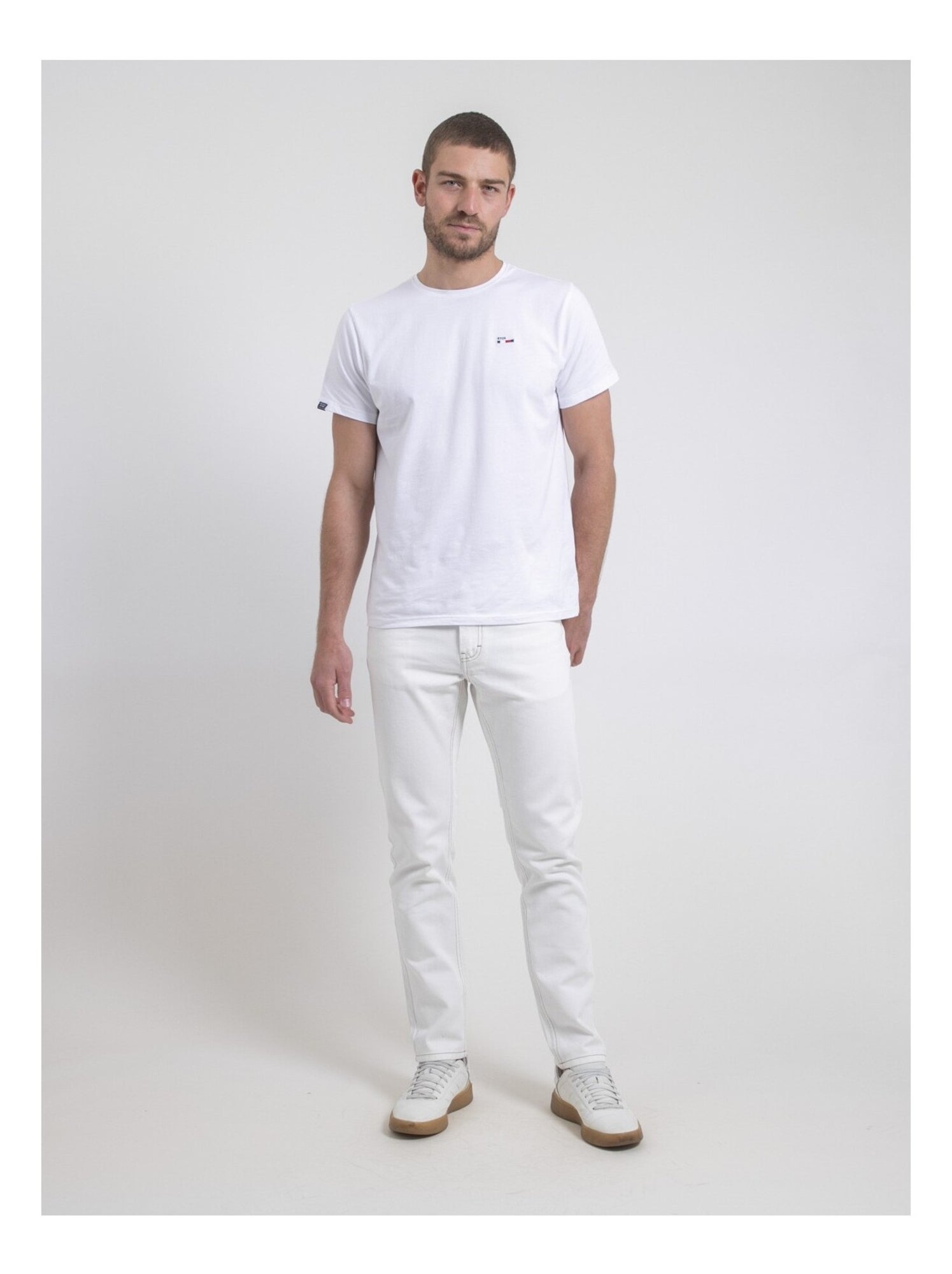 Jean blanc coupe droite SISKA - Blanc