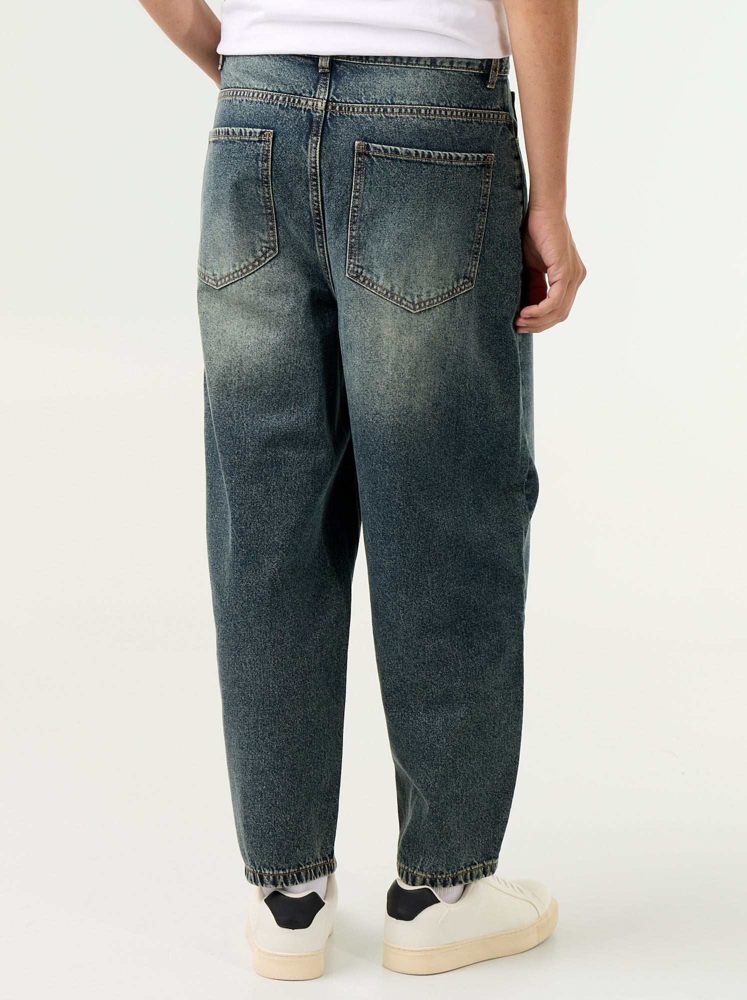 Jean coupe large 5 poches - Bleu (GJK31_3)