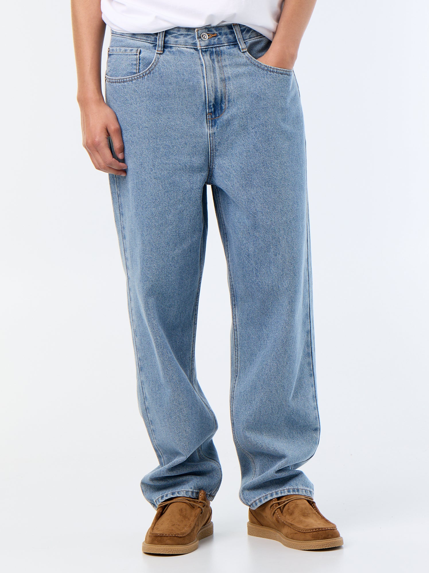Jean coupe large / relaxed fit - Bleu
