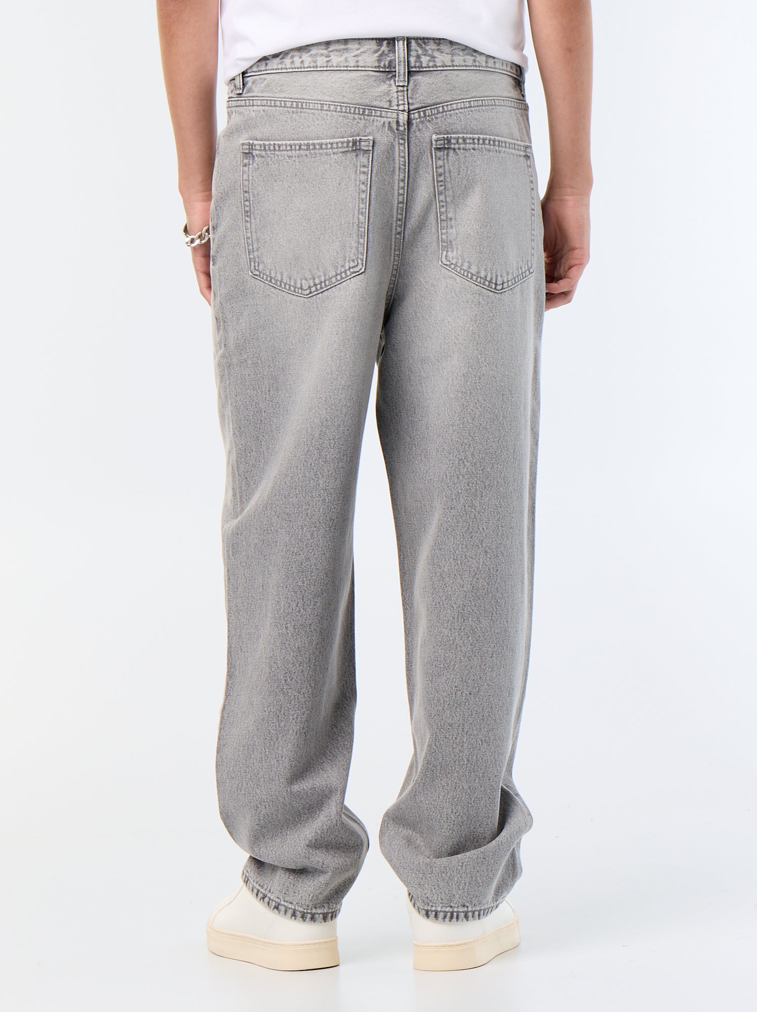Jean coupe large / relaxed fit - Gris