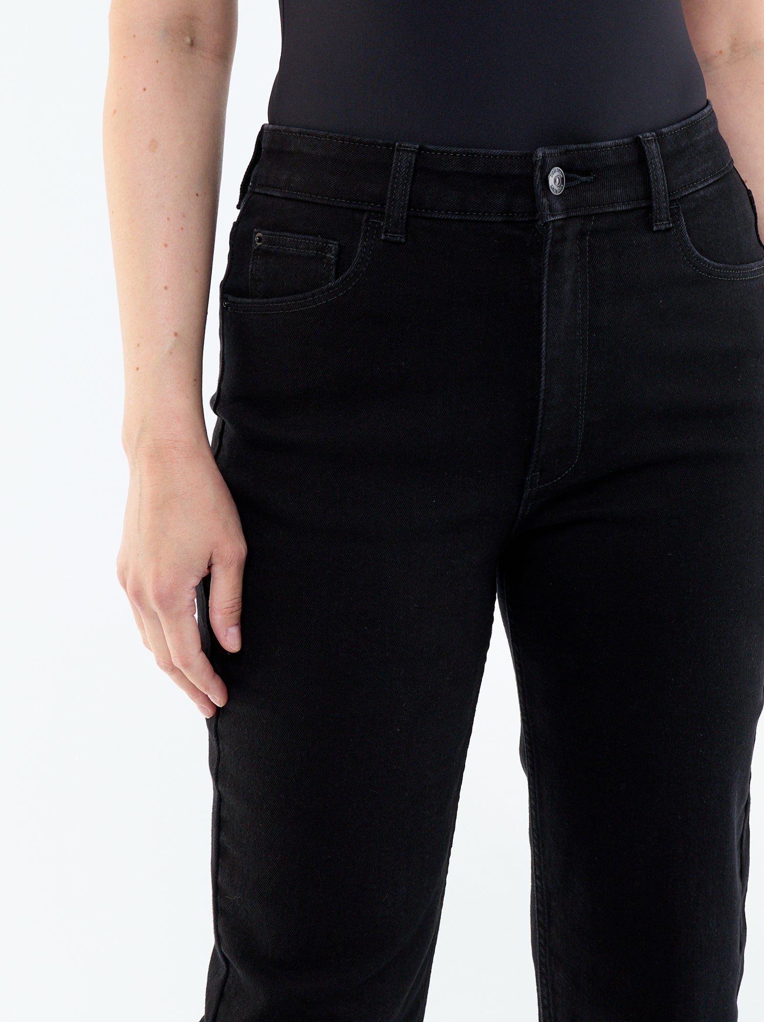 Jean coupe mom - L30 - Noir (DOQ41_9)