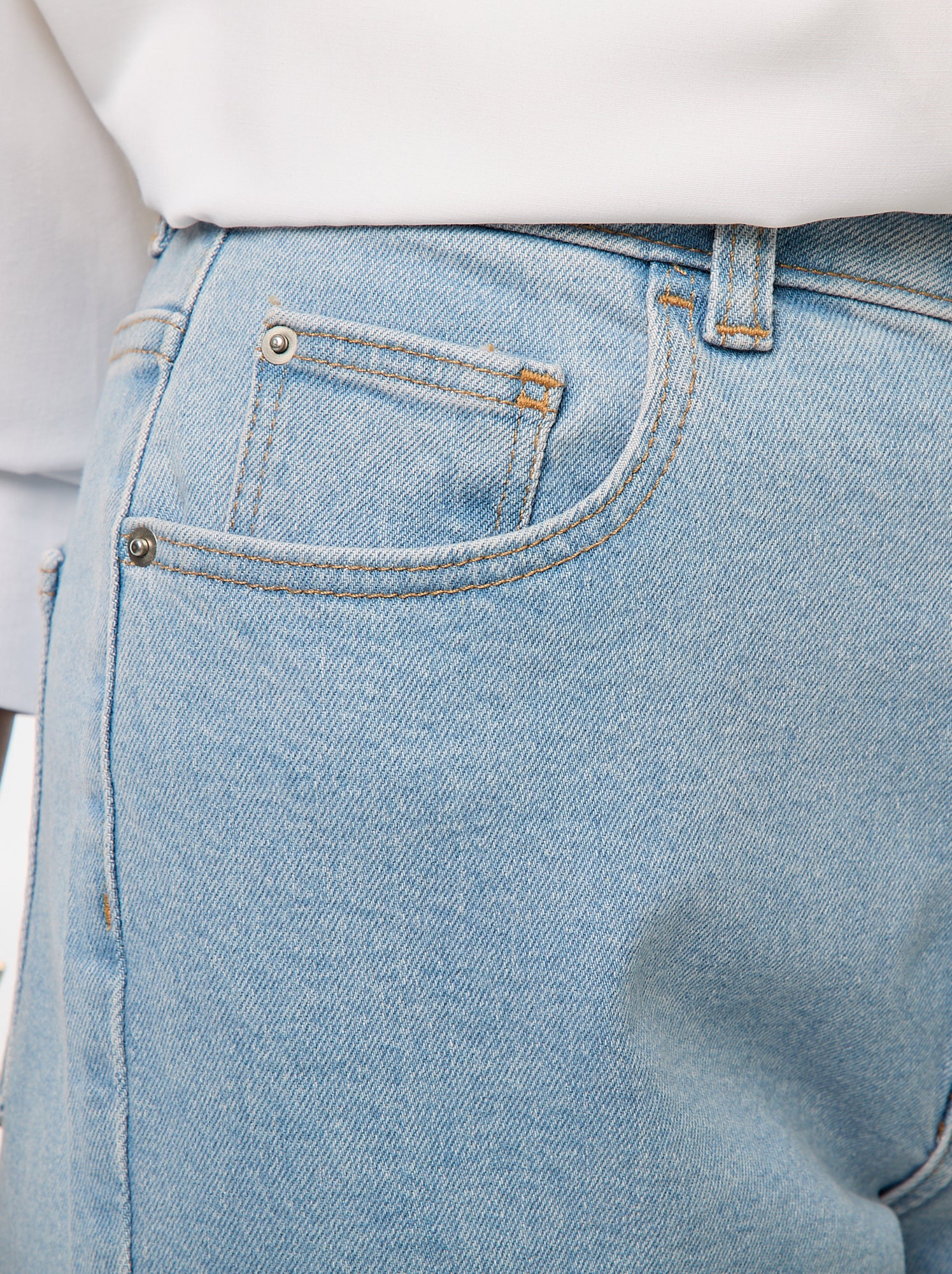 Jean coupe mom - L30 - Triple stone