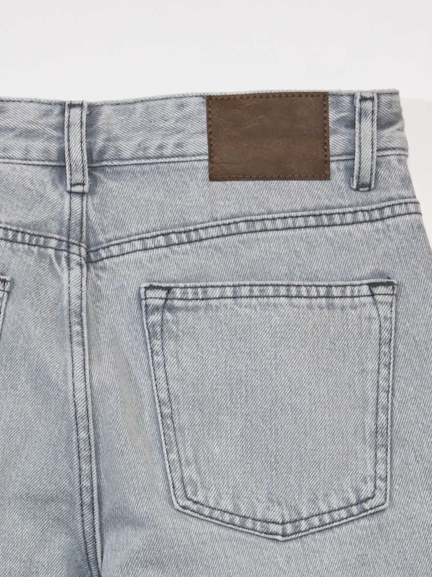Jean droit - L32 - Gris clair