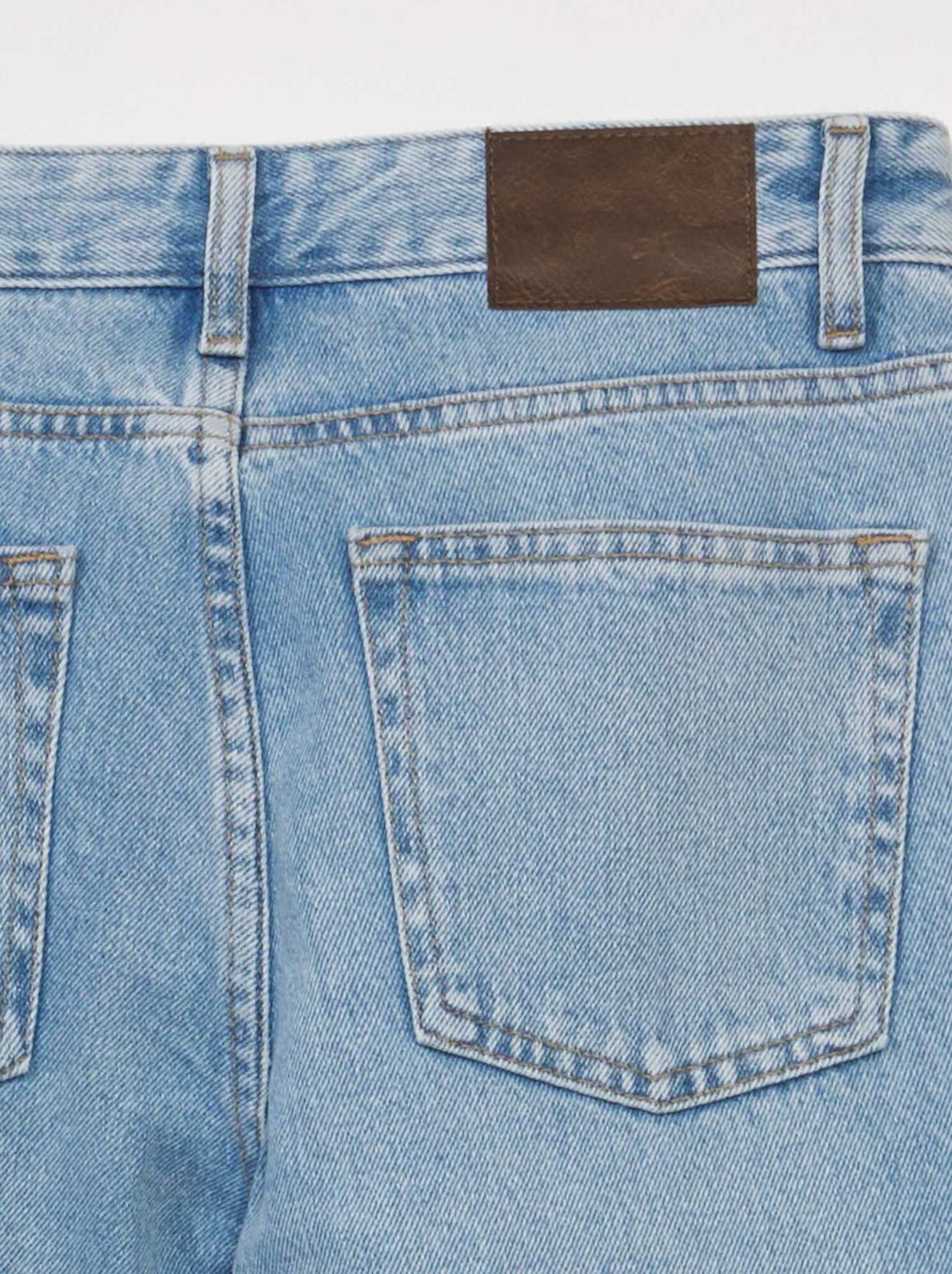 Jean droit - L34 - Triple stone
