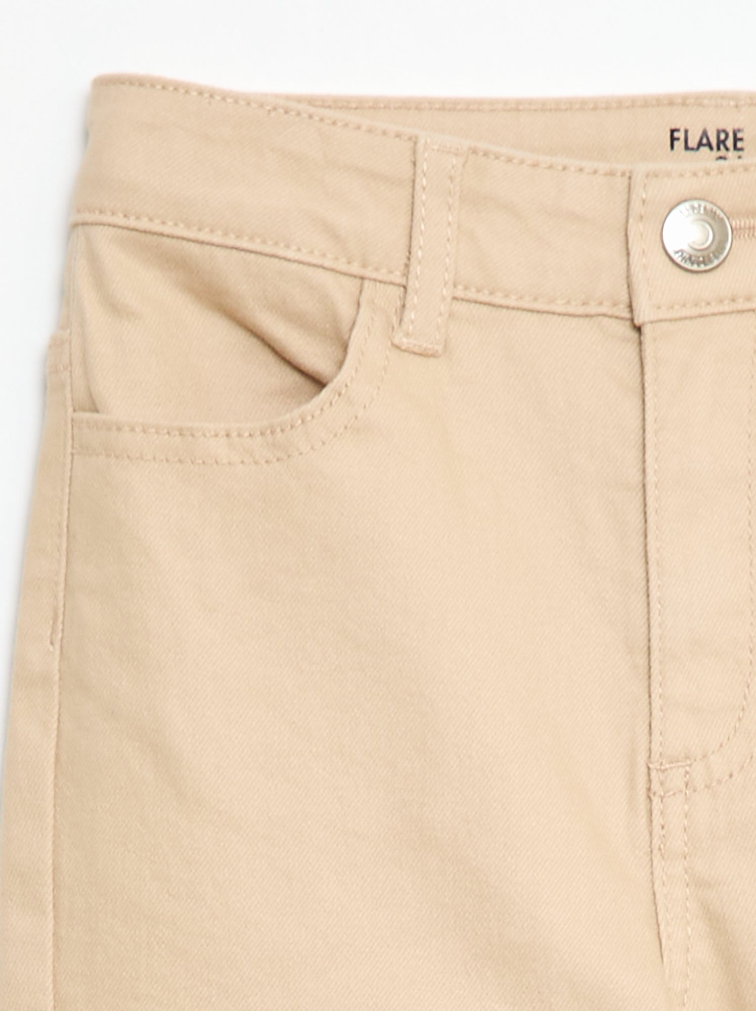 Jean flare classique - Beige