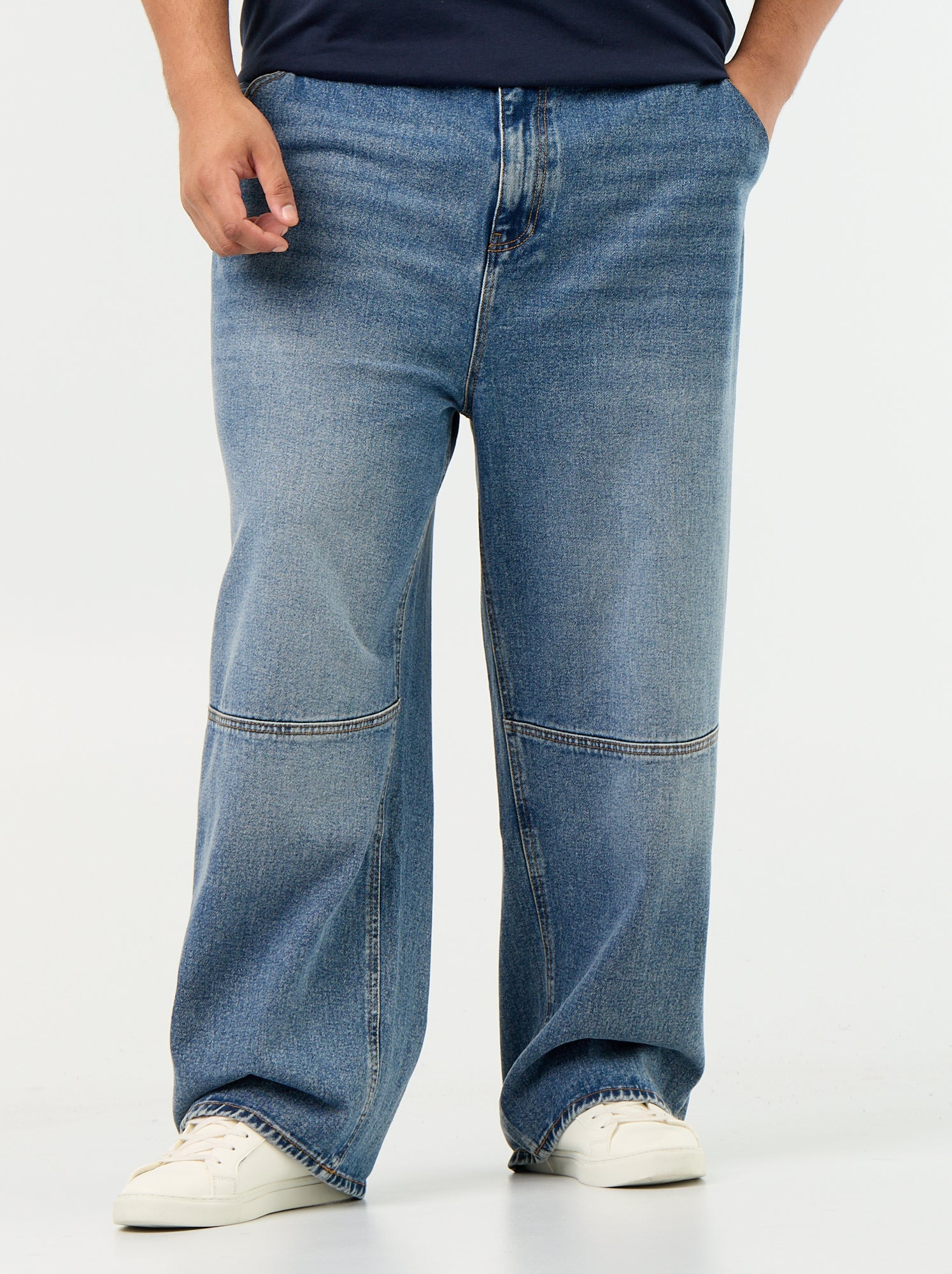 Jean large coupe carpenter - Bleu