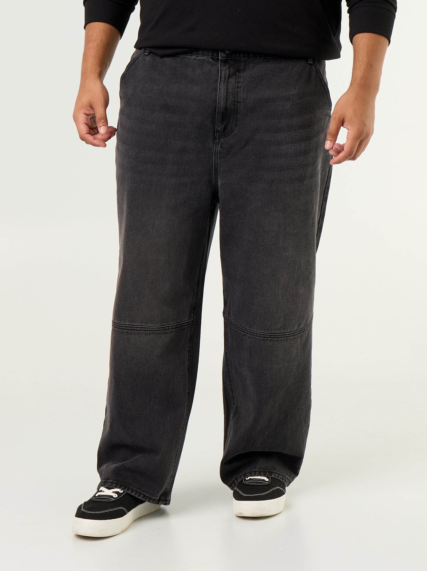Jean large coupe carpenter - Noir